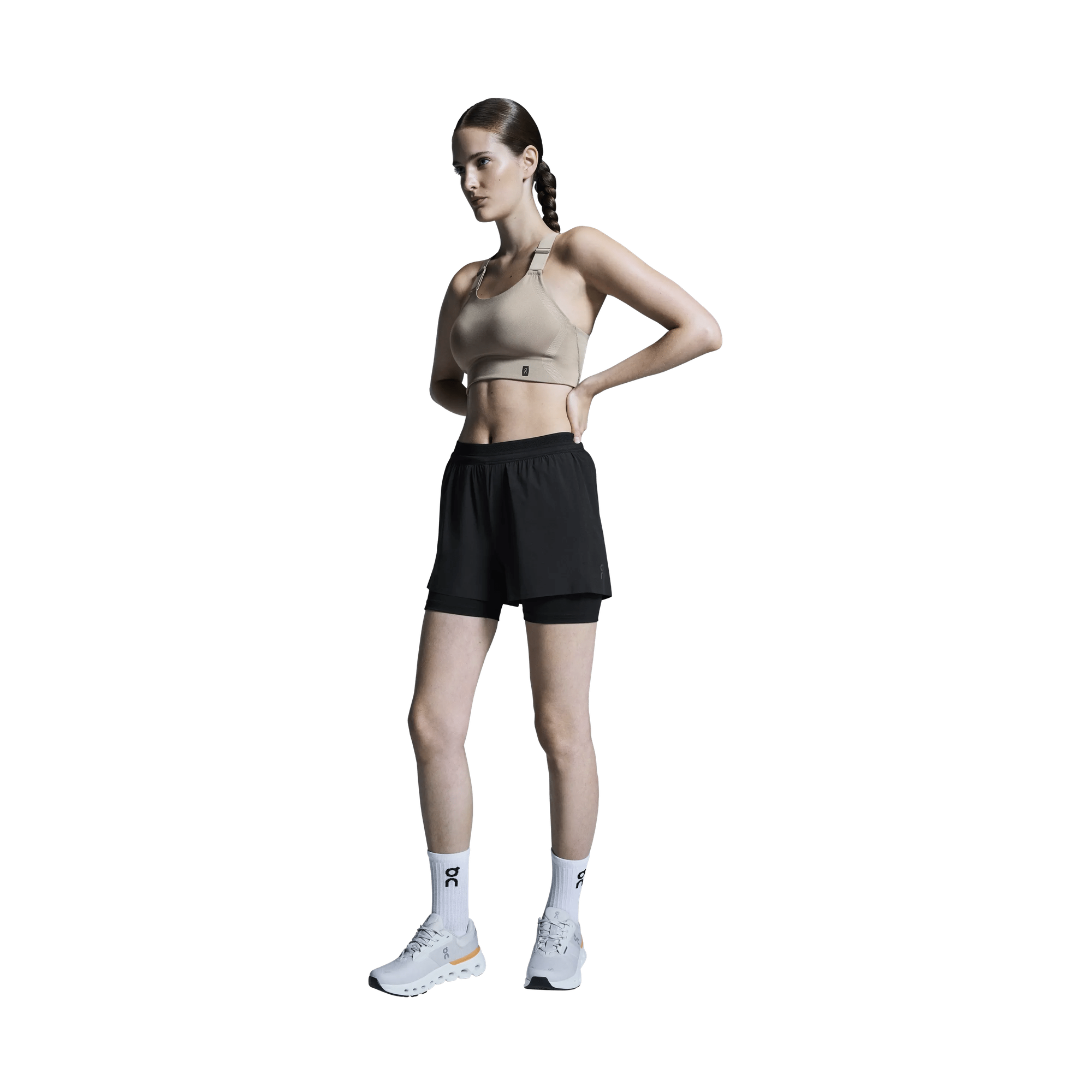 On Running - 3" Performance 2/1 Shorts Dames