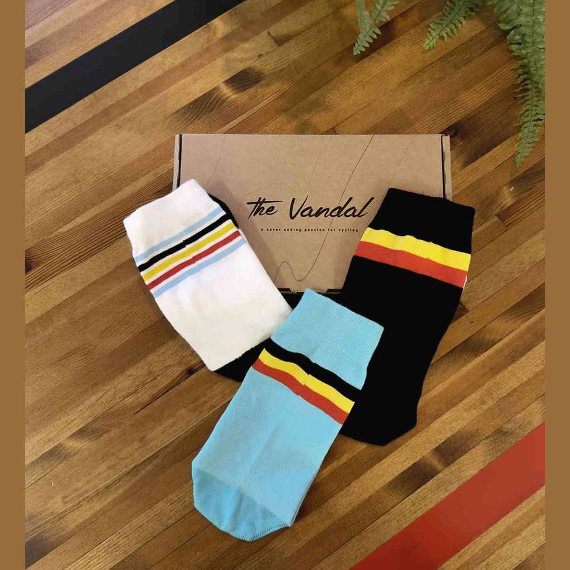 The Vandal - Belgian Cycling Socks Giftbox