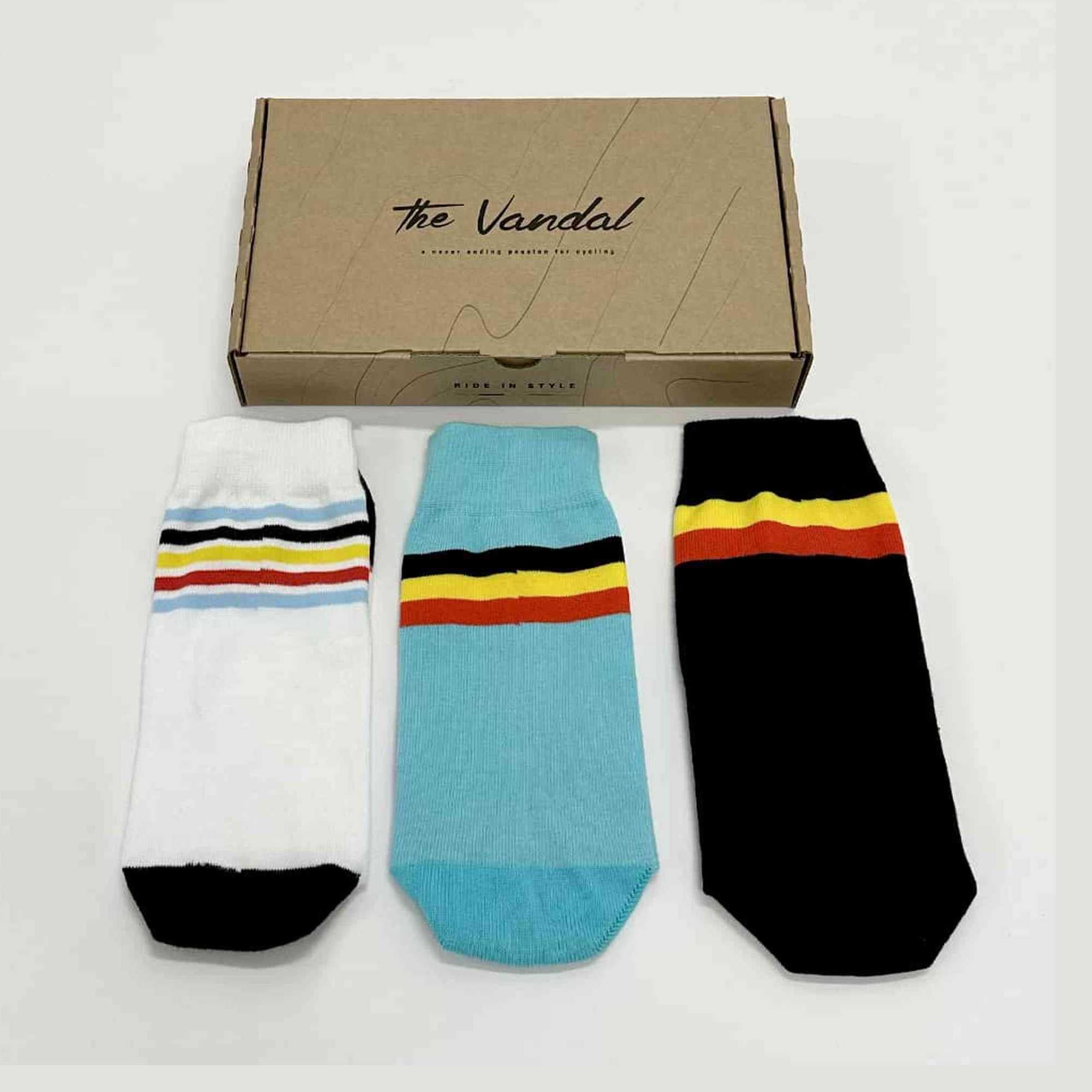 The Vandal - Belgian Cycling Socks Giftbox