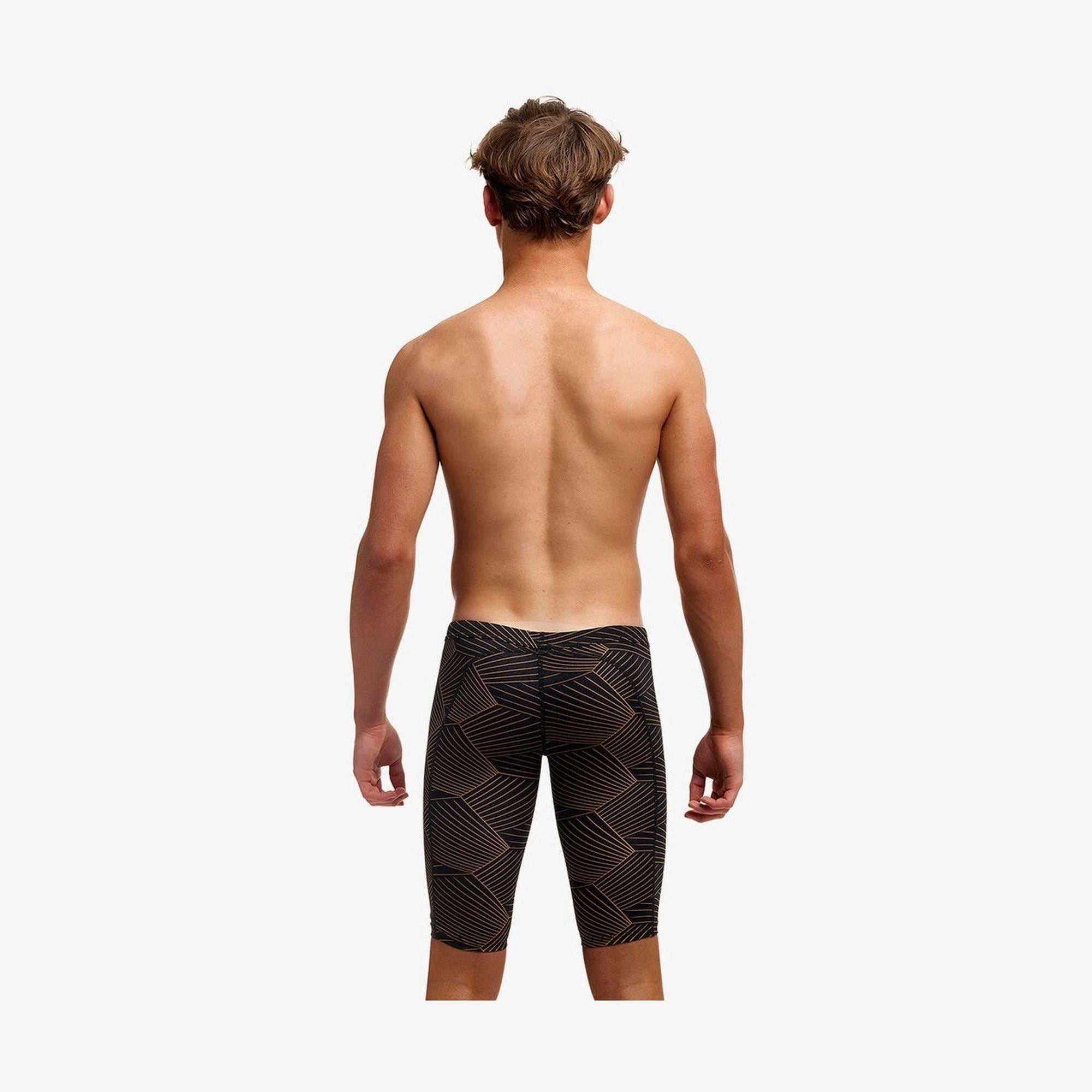 Funky Trunks - Boys Training Jammers - Gold Weaver