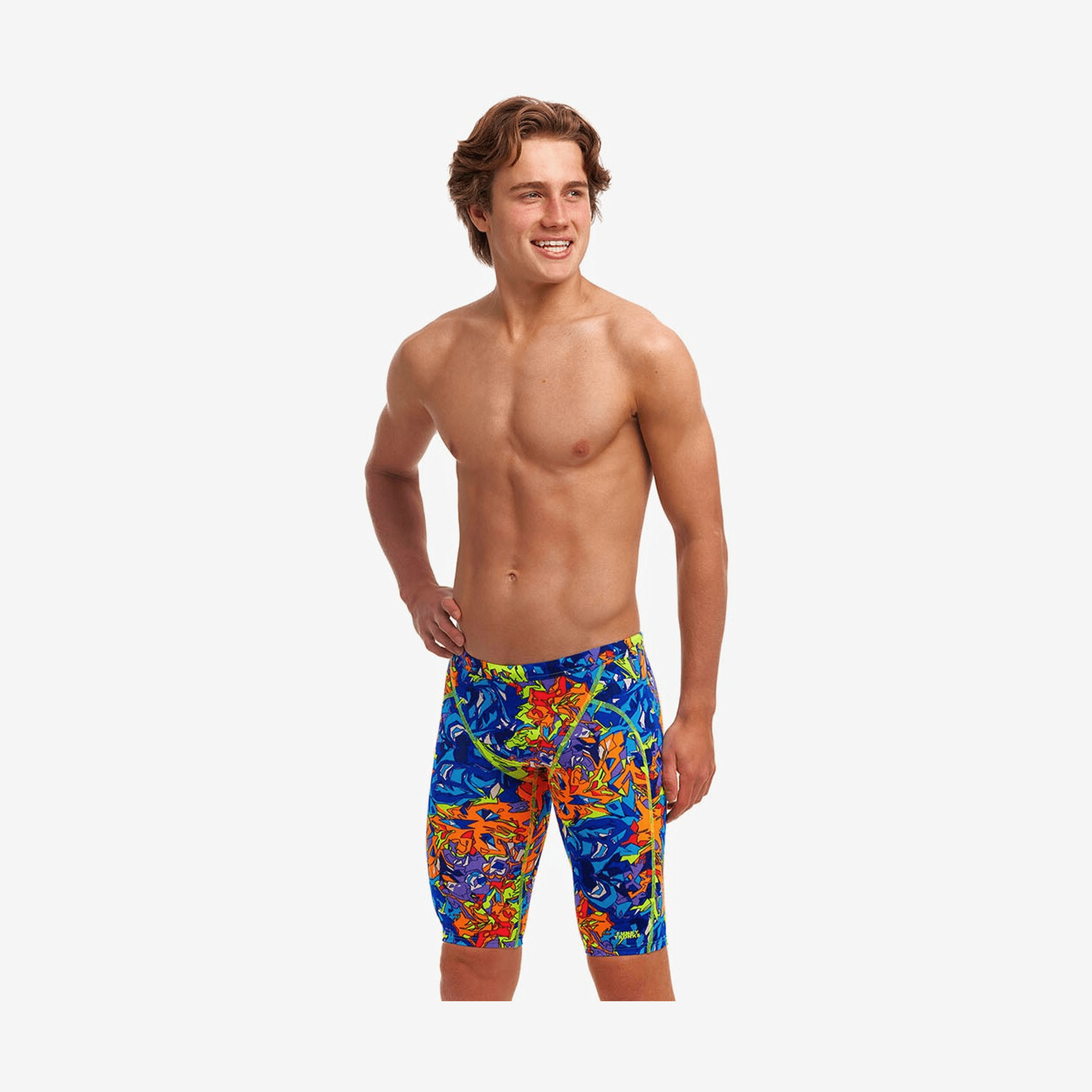 Funky Trunks - Boys Training Jammers - Mixed Mess