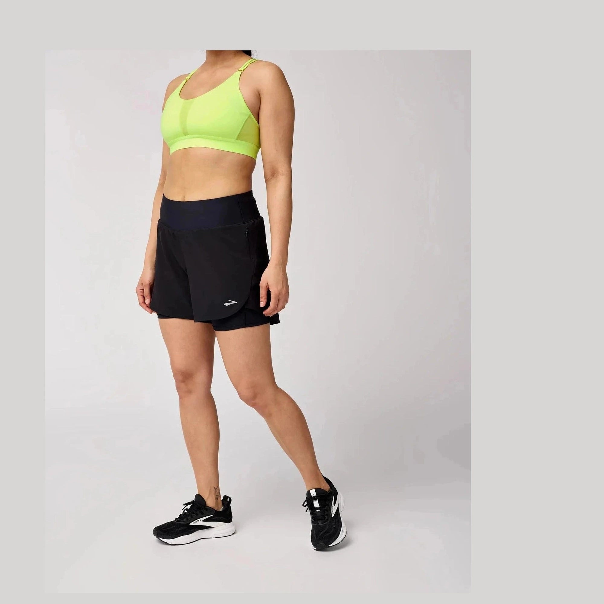 Brooks - Chaser 5" 2-in-1 Short 2.0 Dames