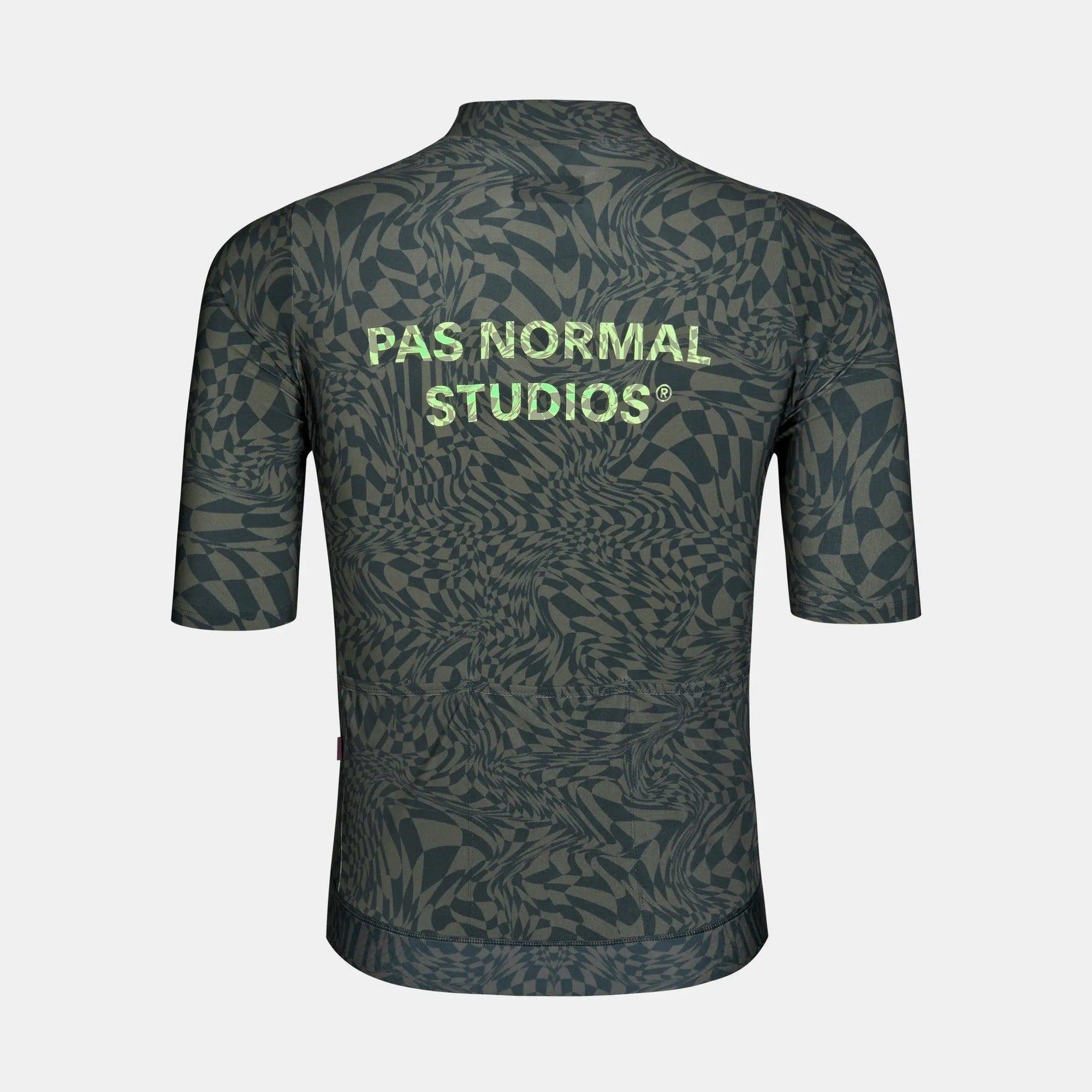 Pas Normal Studios - Essential Jersey Men - Check Olive Green