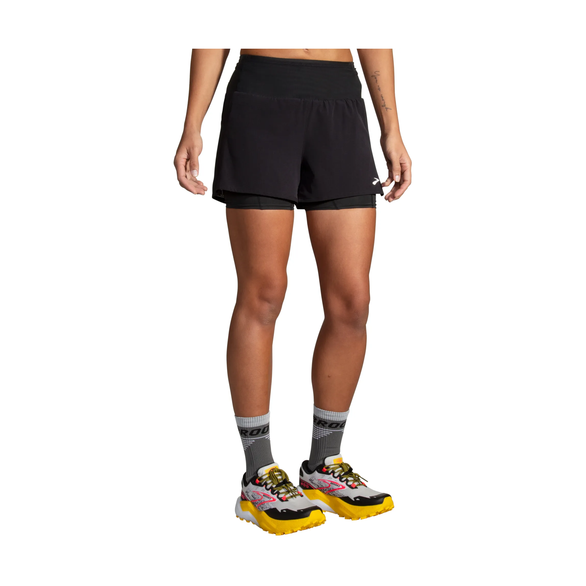 Brooks - High Point 3" 2-in-1 Short 2.0 Dames