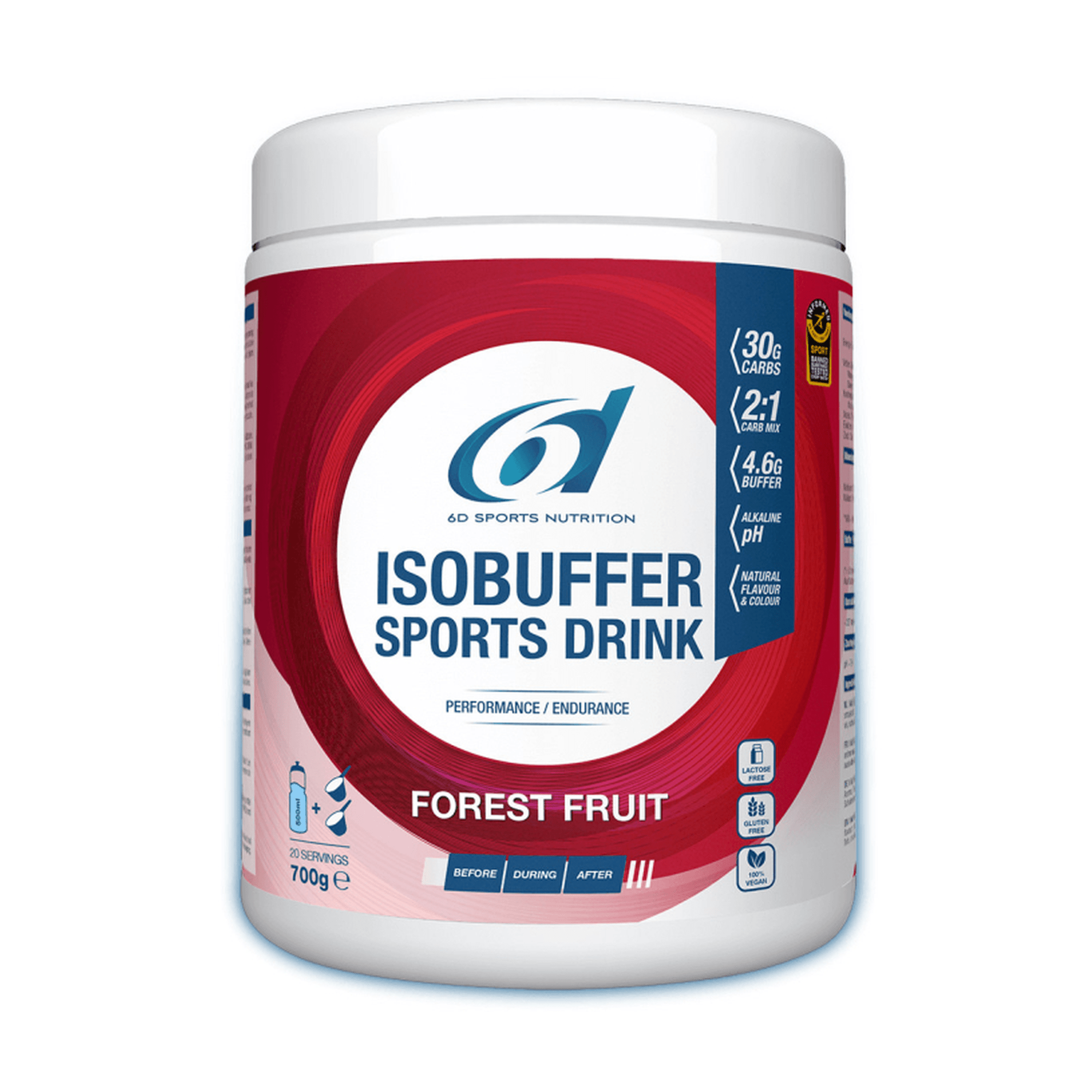 6D Nutrition - Isobuffer Sports Drink 700g