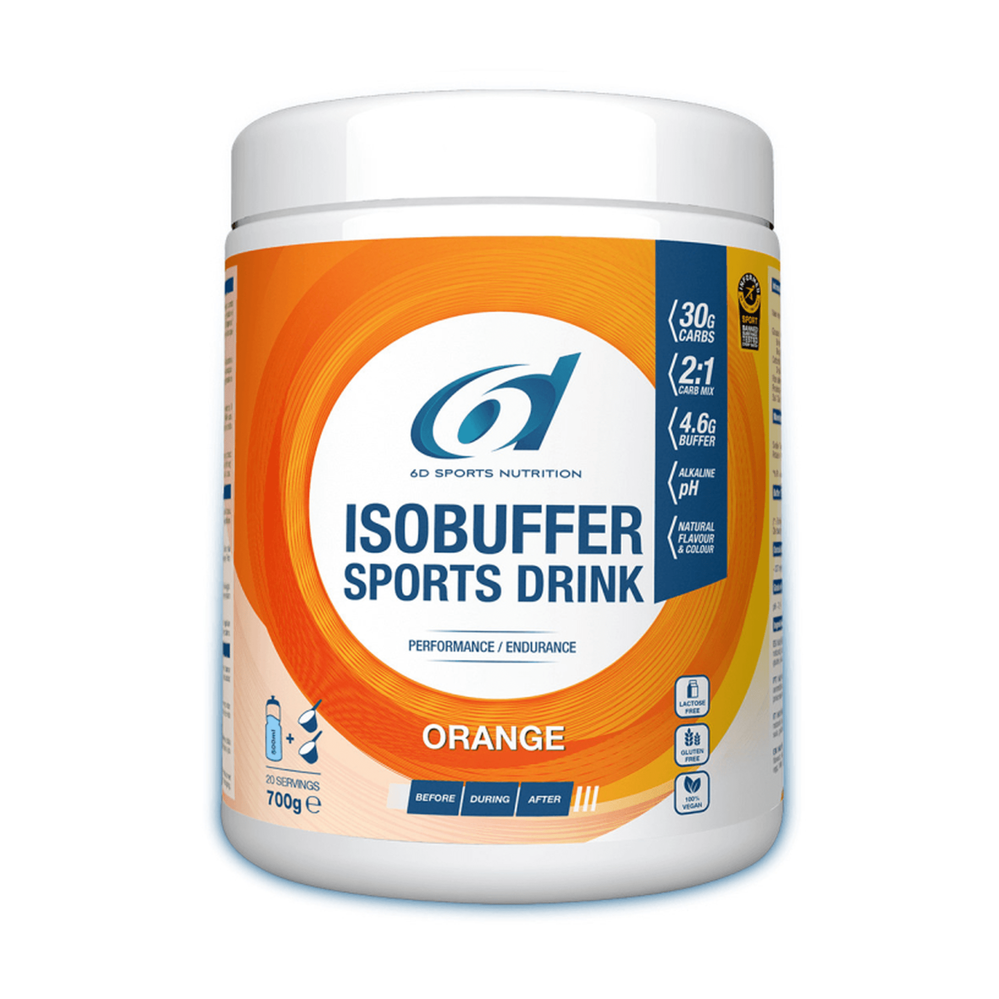 6D Nutrition - Isobuffer Sports Drink 700g