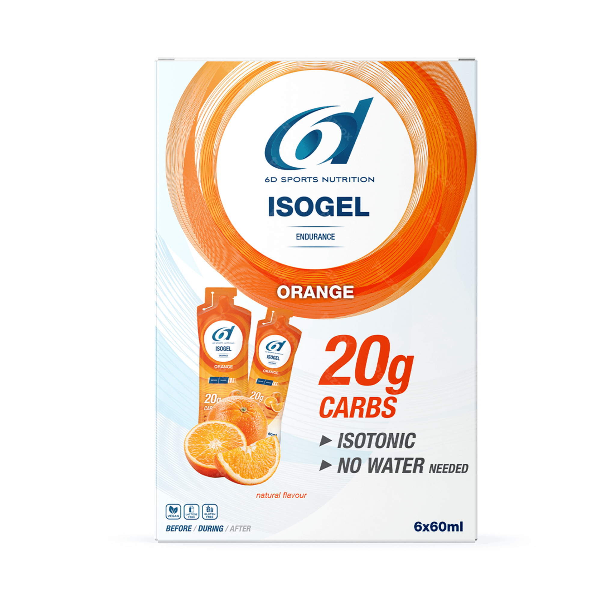 6D Nutrition - Isogel 6x60ml
