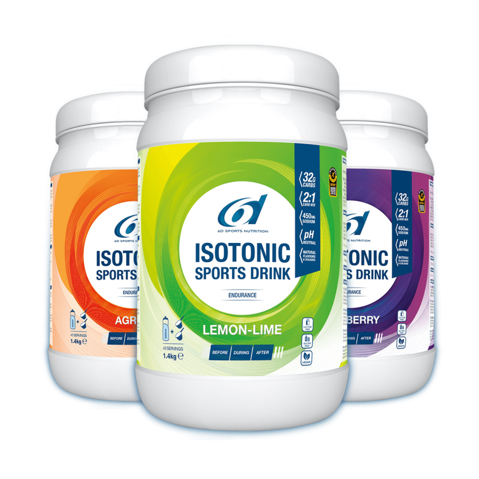 6D Nutrition - Isotonic Sports Drink 1,4kg