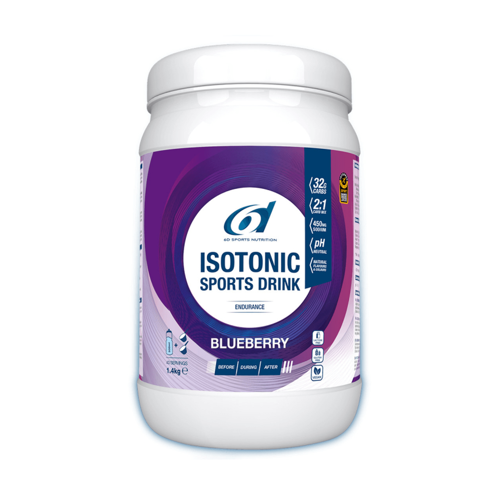 6D Nutrition - Isotonic Sports Drink 1,4kg