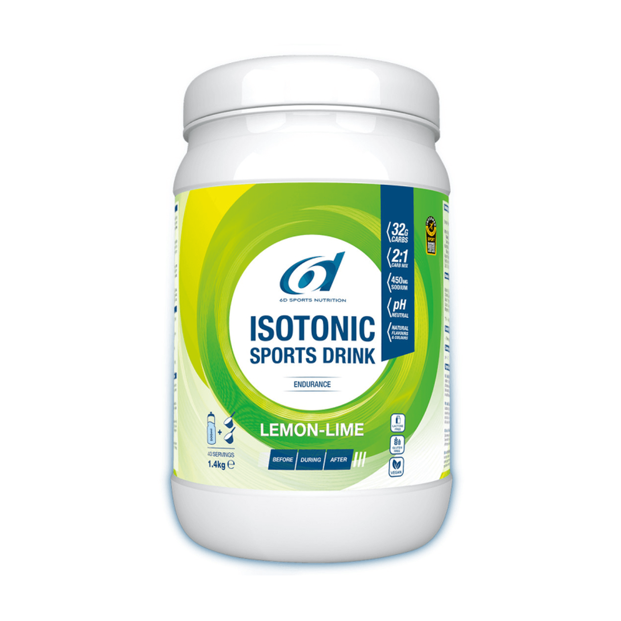 6D Nutrition - Isotonic Sports Drink 1,4kg