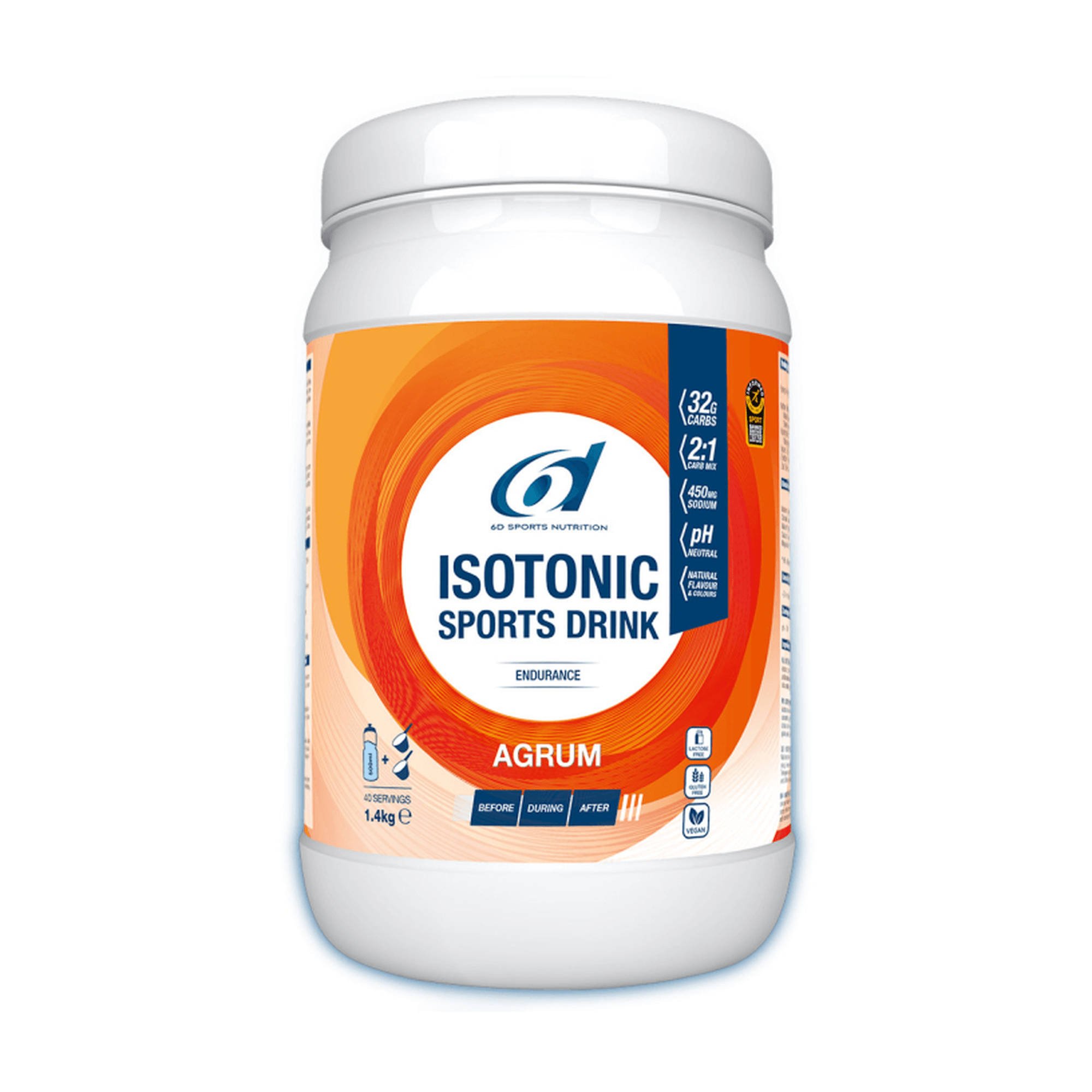 6D Nutrition - Isotonic Sports Drink 1,4kg