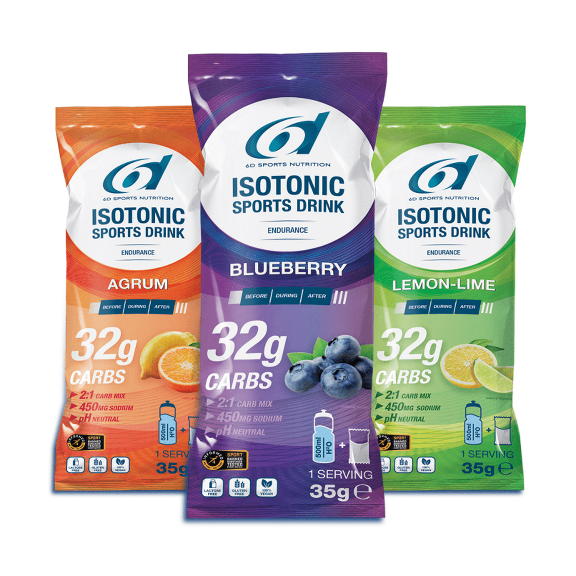 6D Nutrition - Isotonic Sports Drink Unidose