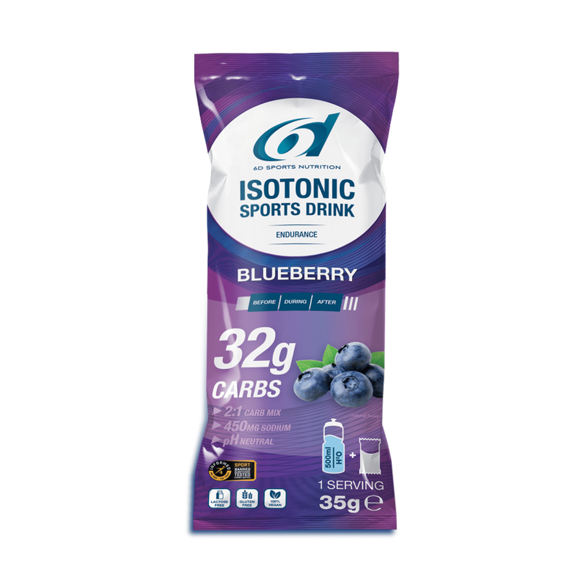 6D Nutrition - Isotonic Sports Drink Unidose
