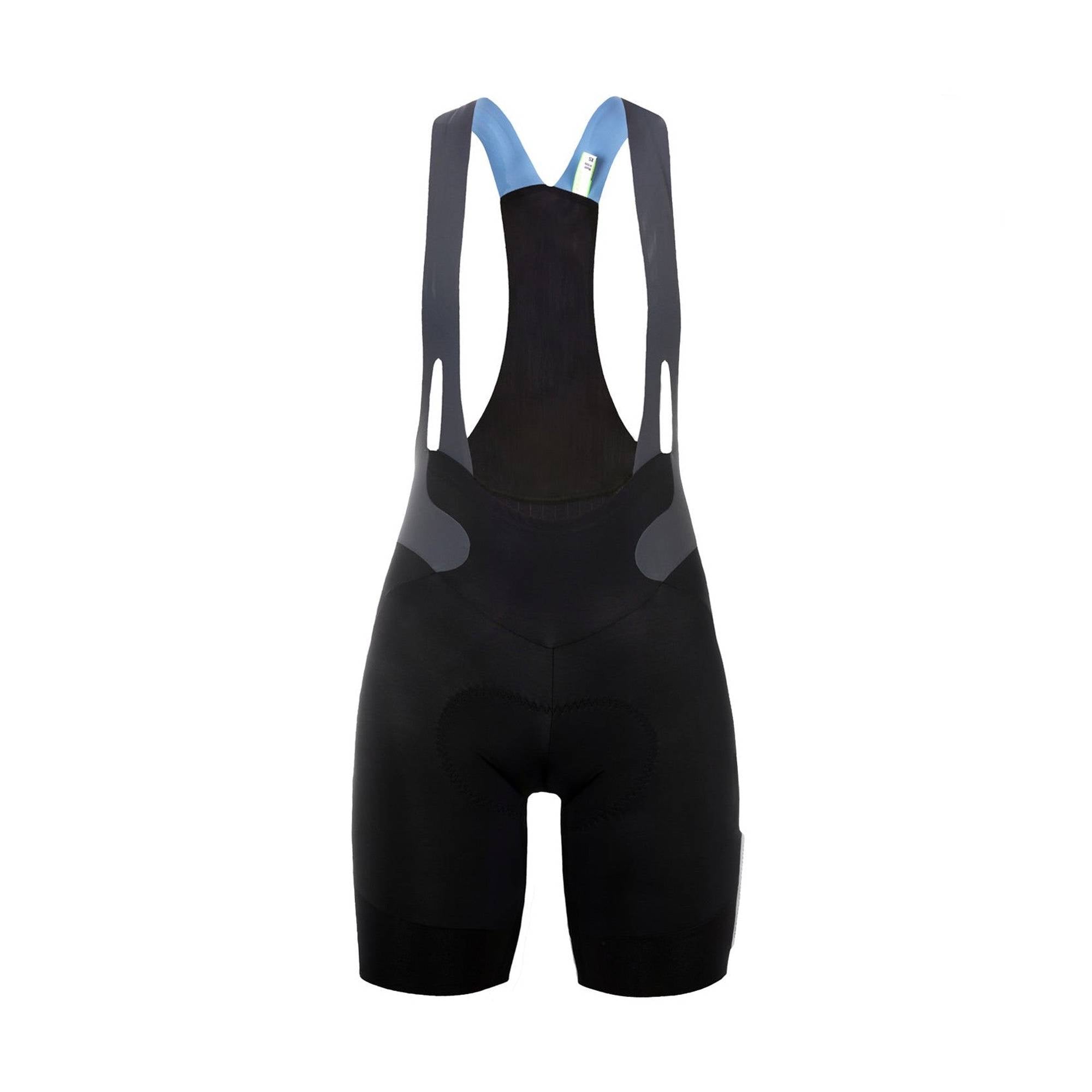 Q36.5 - Lady Bibshort Grid Skin Dames - Black