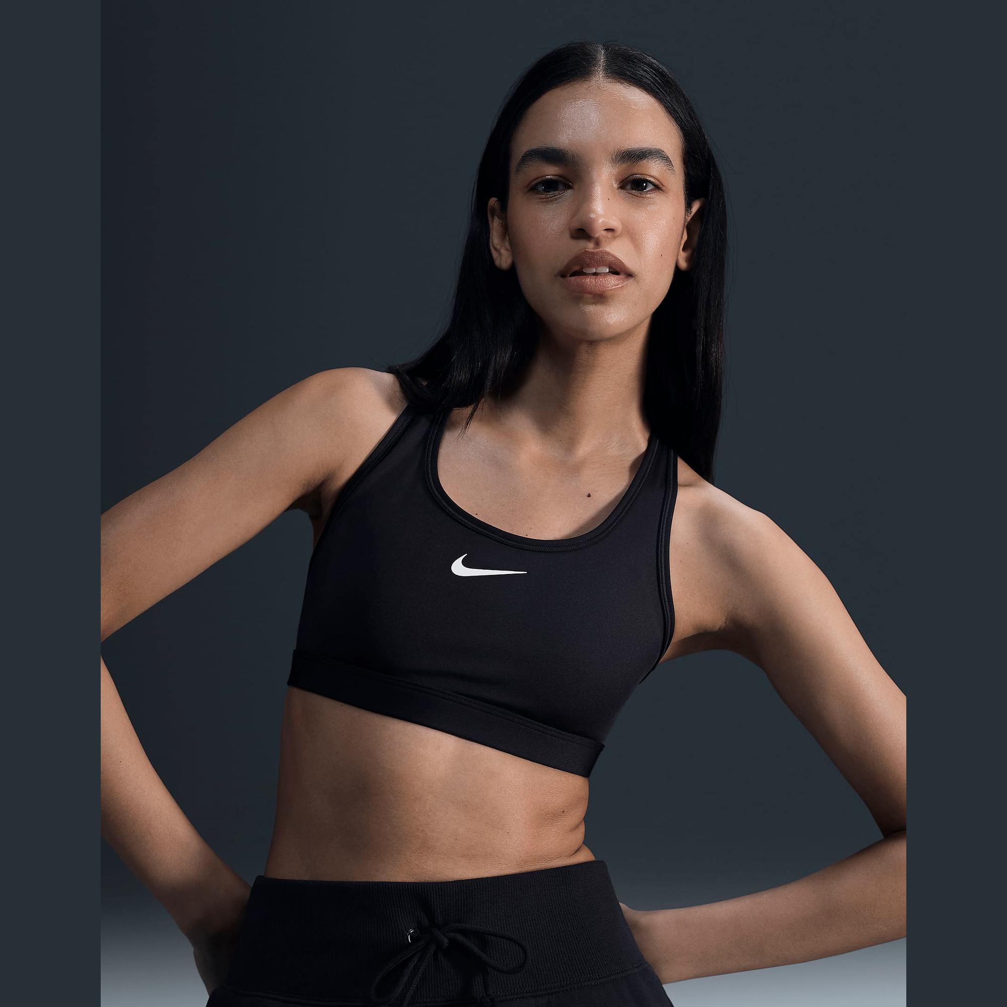 Nike - Nike Swoosh Medium-Support Sports Bra Dames
