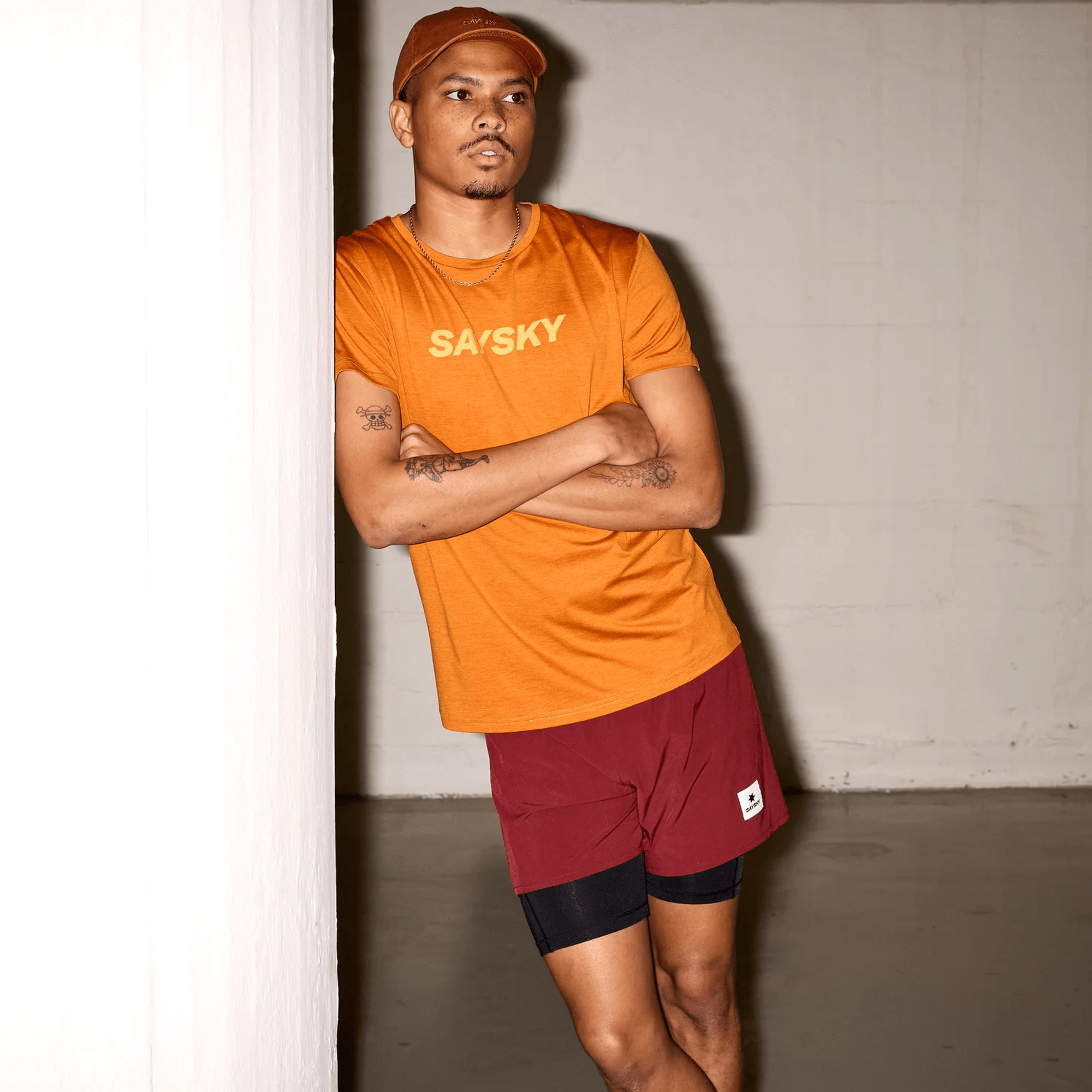 Saysky - Pace 2 in 1 Shorts 5'' Heren