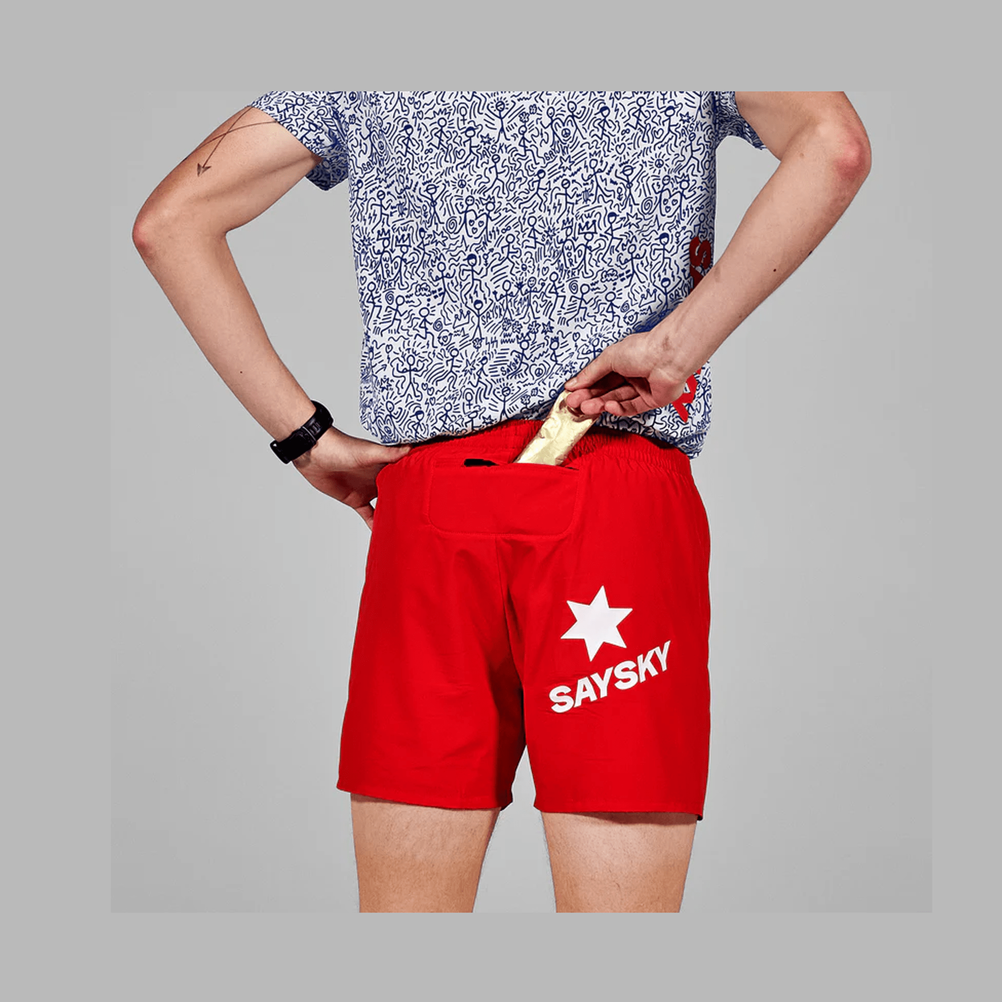 Saysky - Pace Shorts 5" Heren