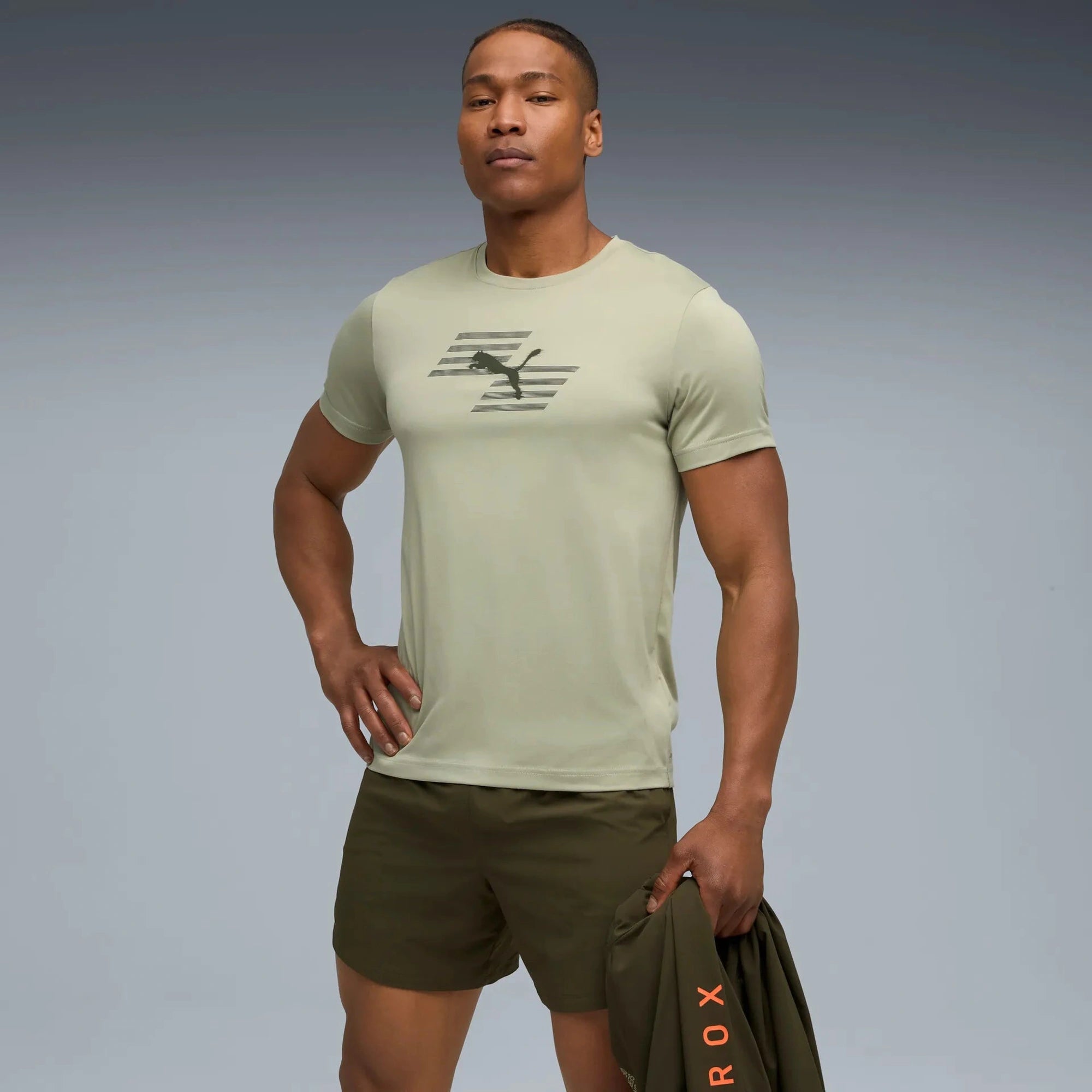 Puma - Puma x Hyrox Poly Graphic Tee Heren