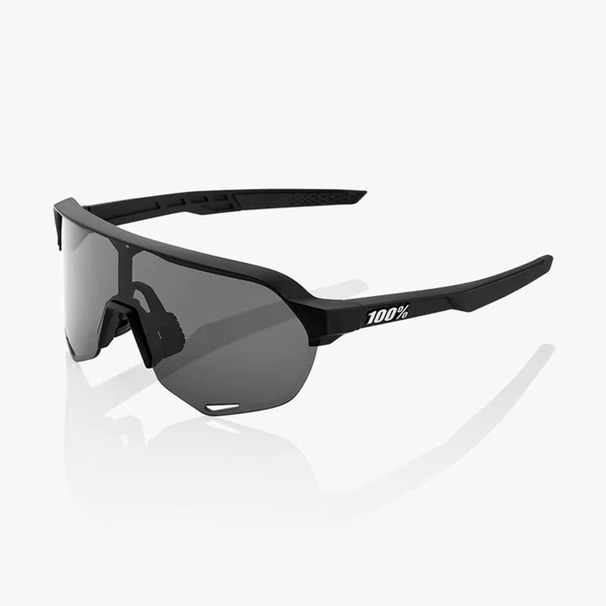 100% - S2 - Soft Tact Black - Smoke Lens