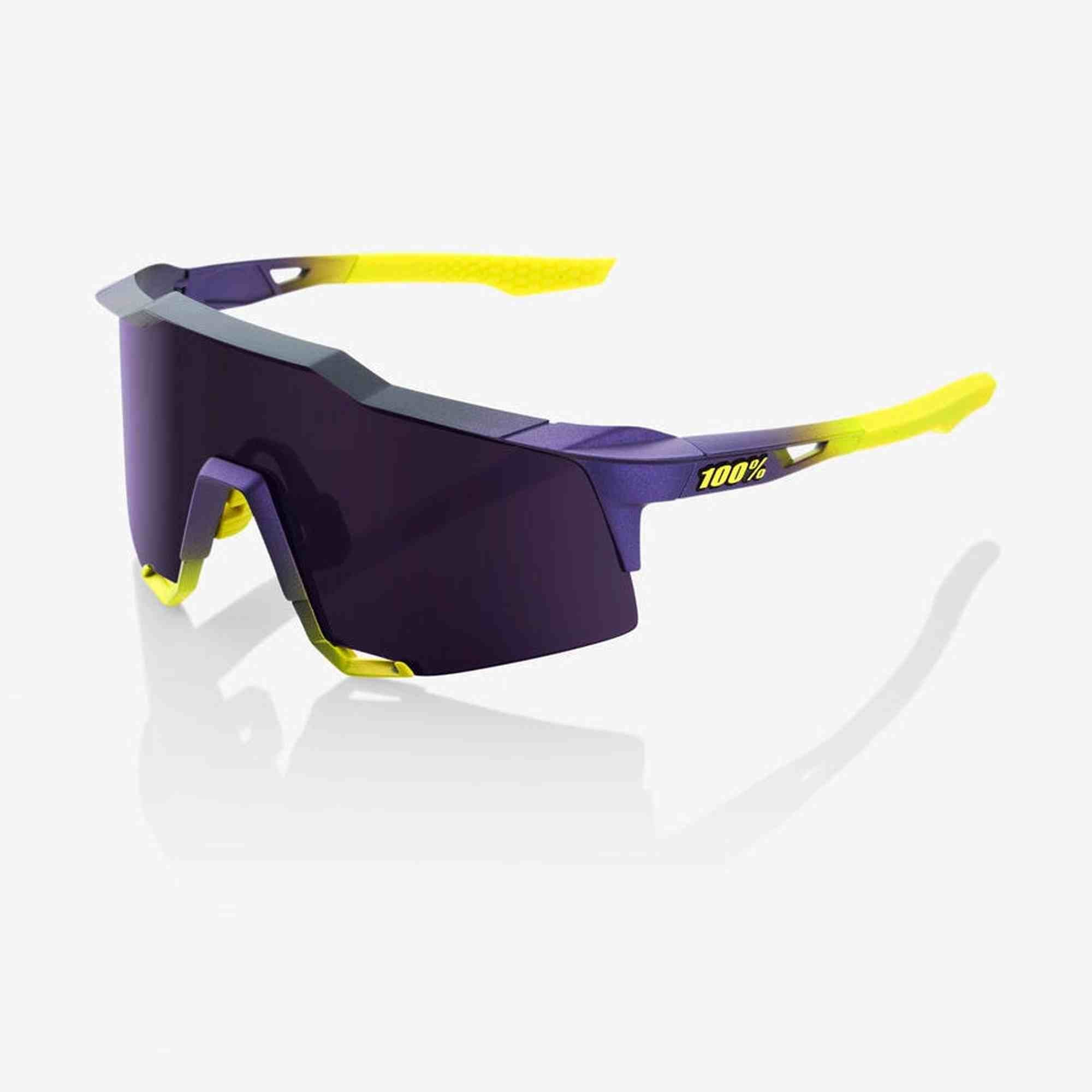100% - SPEEDCRAFT - Matte Metallic Digital Brights - Dark Purple Lens