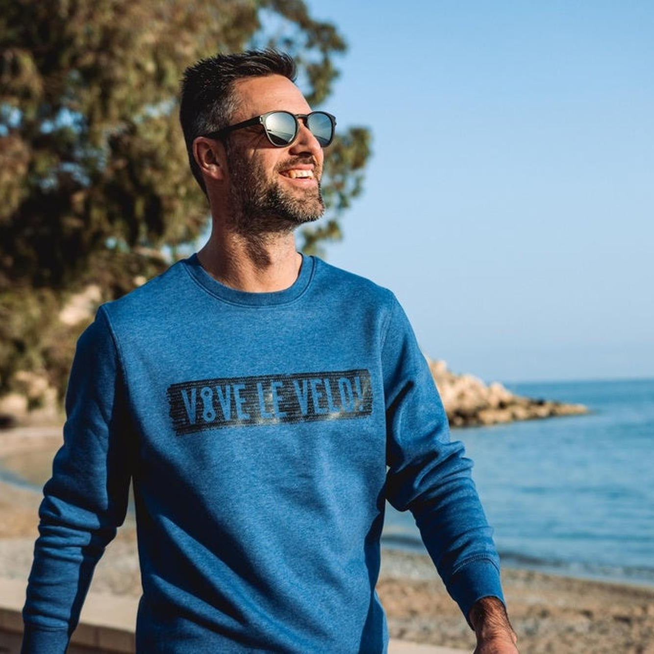 Vive Le Velo - Sweater Gravel Men - Blue