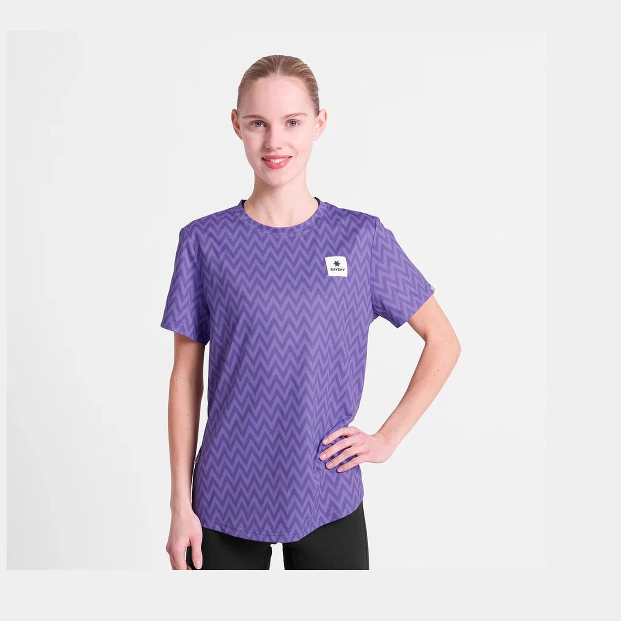 Saysky - W Zig Zag Combat T-Shirt Dames