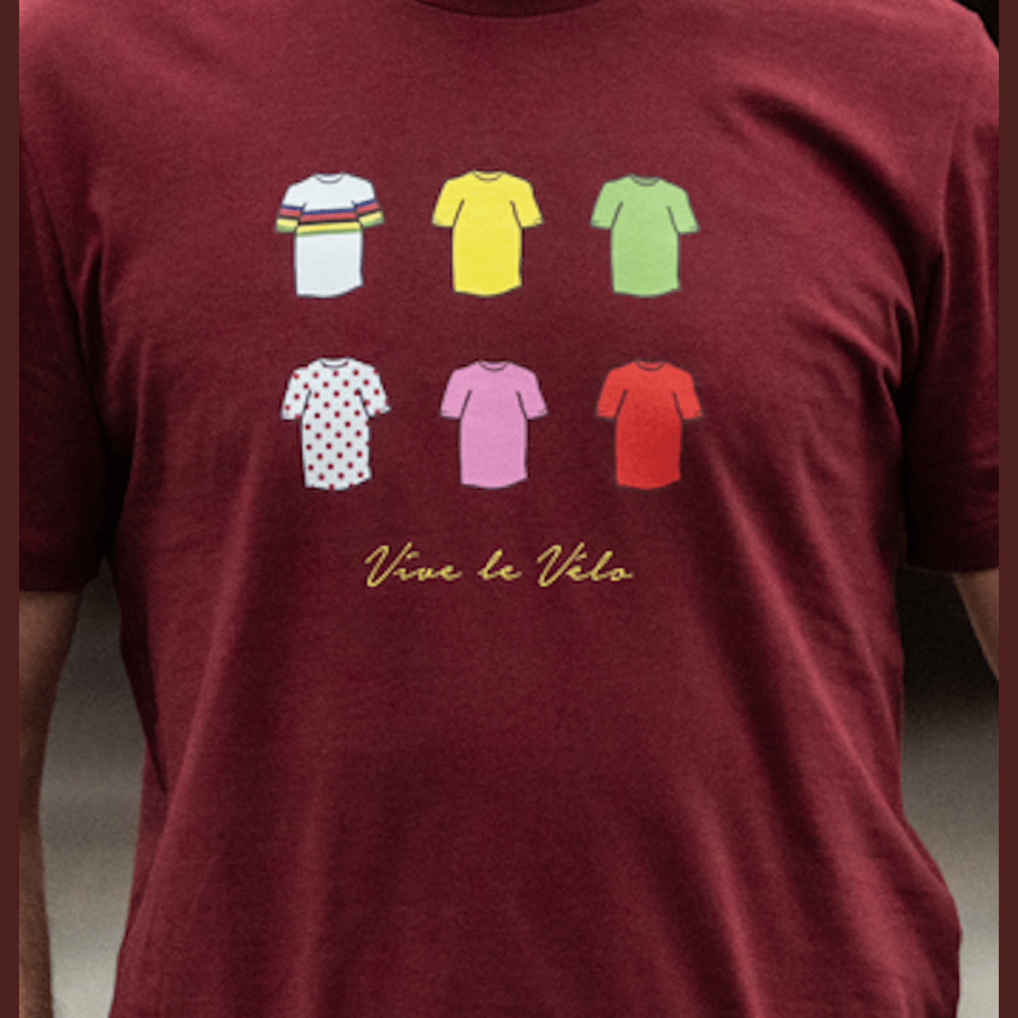 Vive Le Velo - Wielerjerseys Men - Red