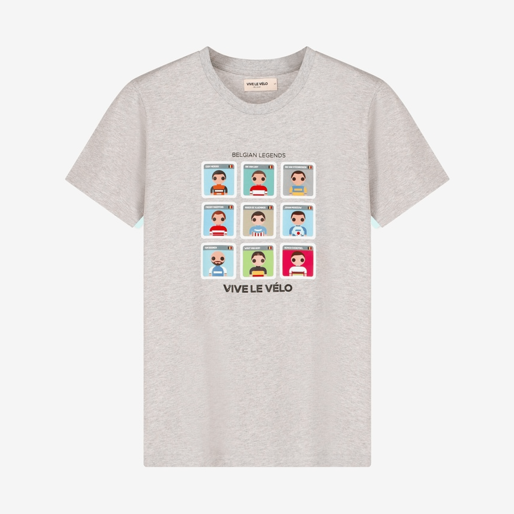 Vive Le Velo - Belgian Legends Men - Grey