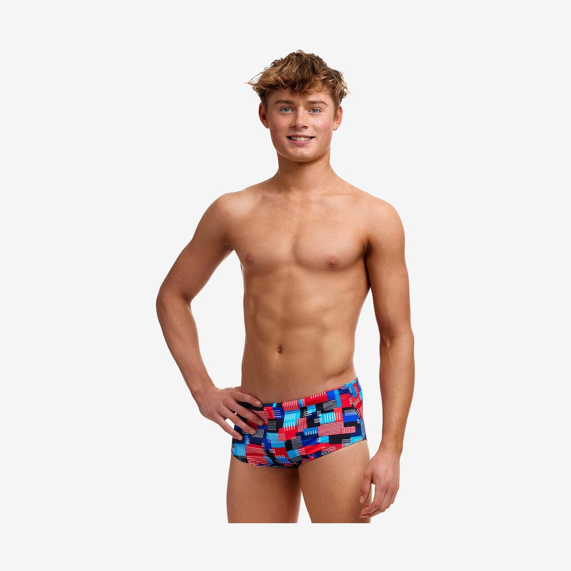 Funky Trunks - Boys Sidewinder Trunks - Motherboard