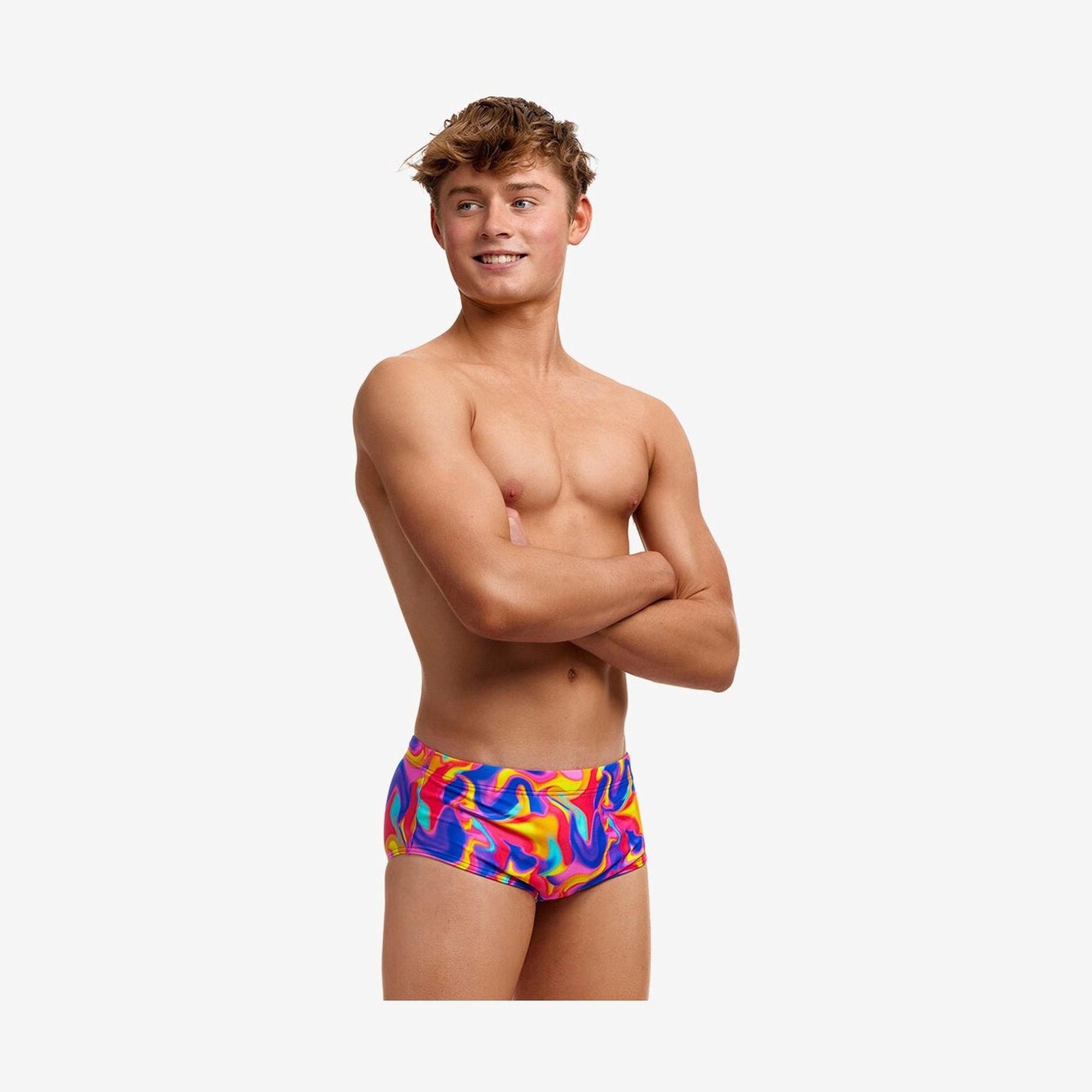 Funky Trunks - Boys Sidewinder Trunks - Summer Swirl