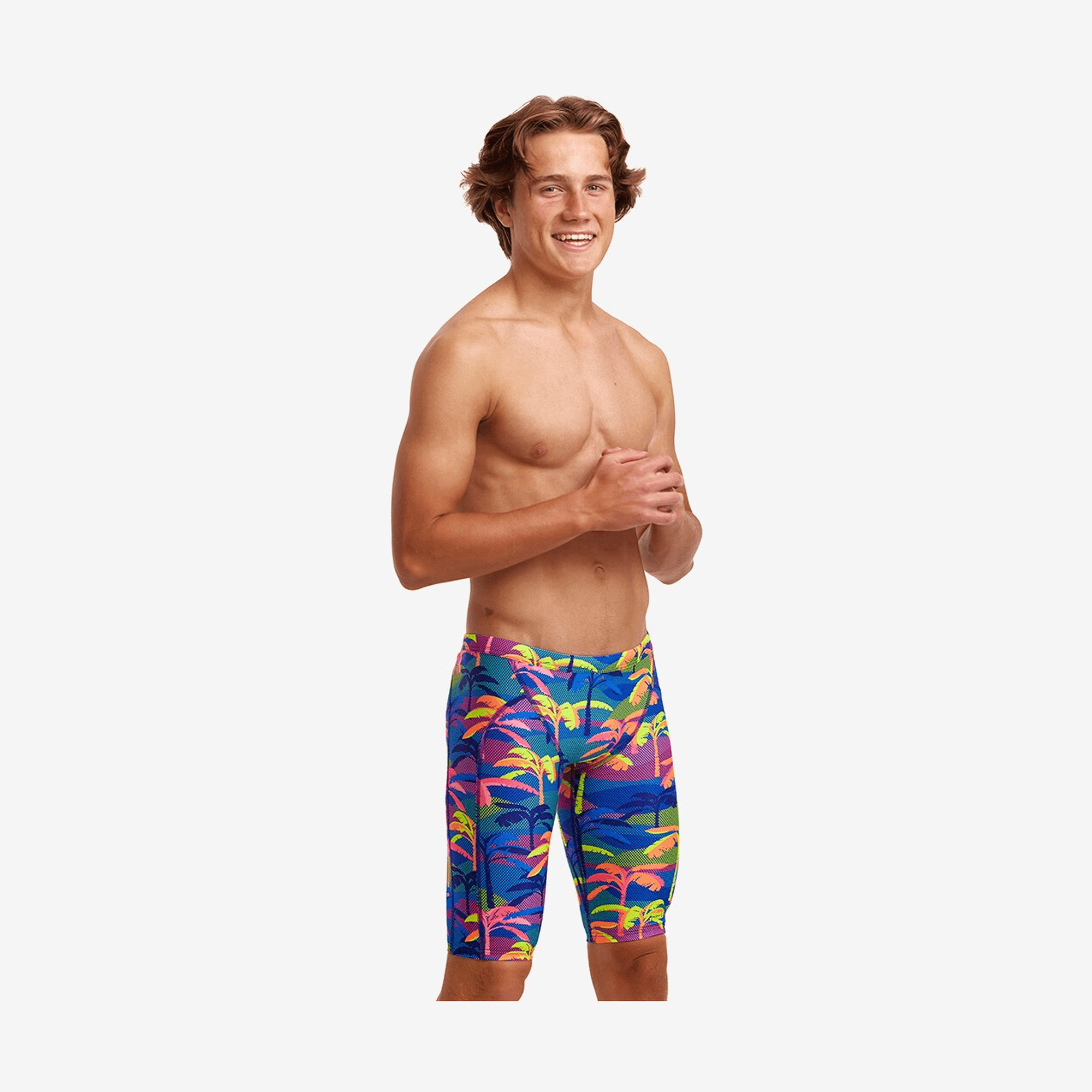 Funky Trunks - Boys Training Jammers - Palm A Lot