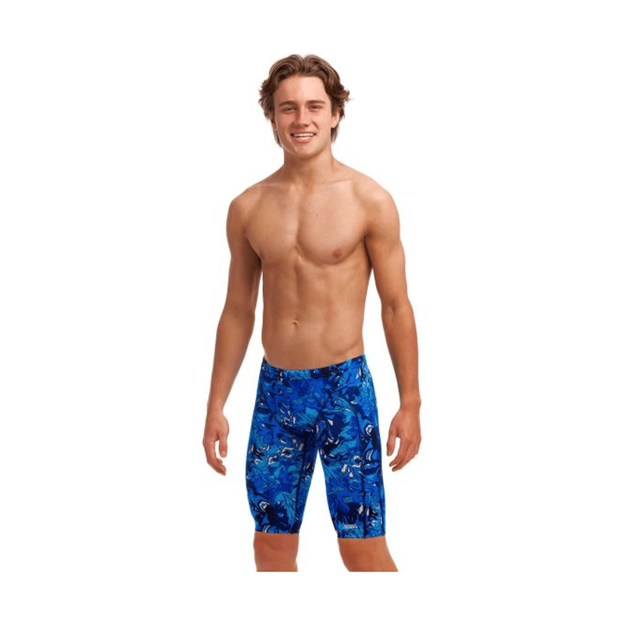 Funky Trunks - Boys Training Jammers - True Bluey