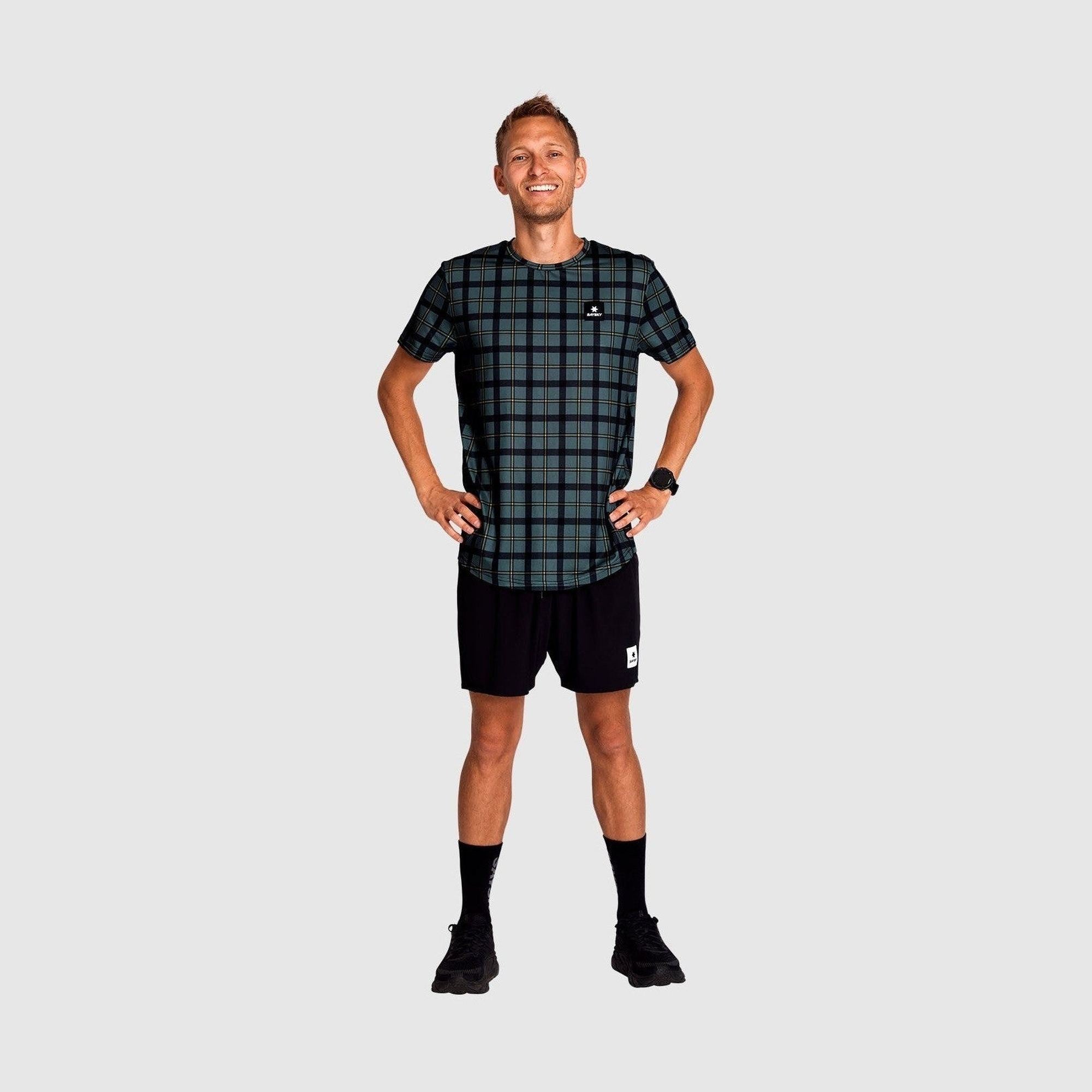 Saysky - Checker Combat T-shirt Heren