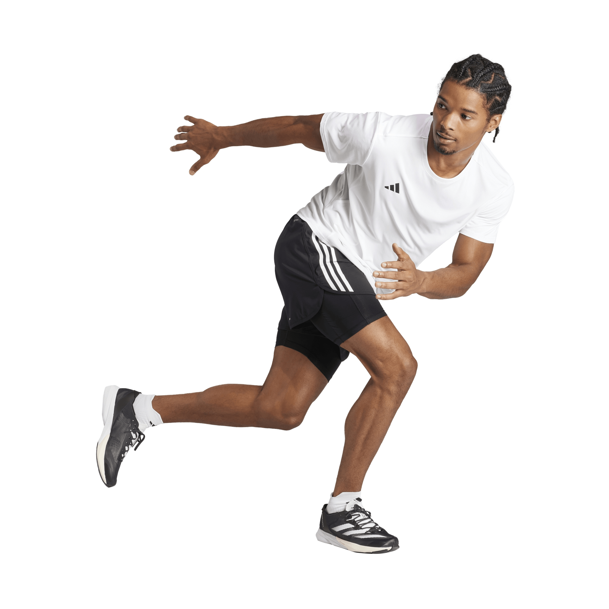 Adidas - 9K Crew Adizero E Tee heren