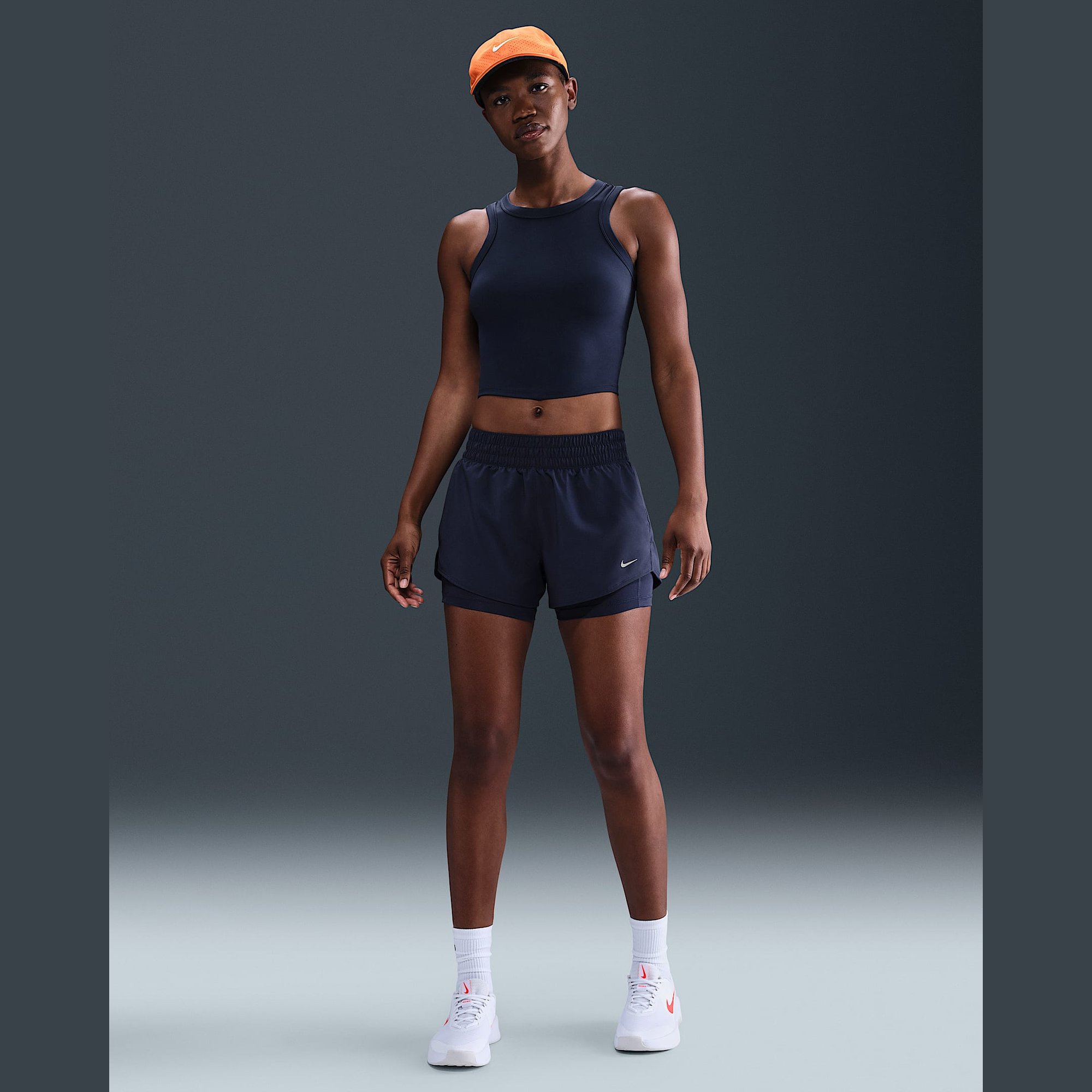 Nike - Dri-FIT Mid-Rise 3" 2-in-1 Shorts Dames