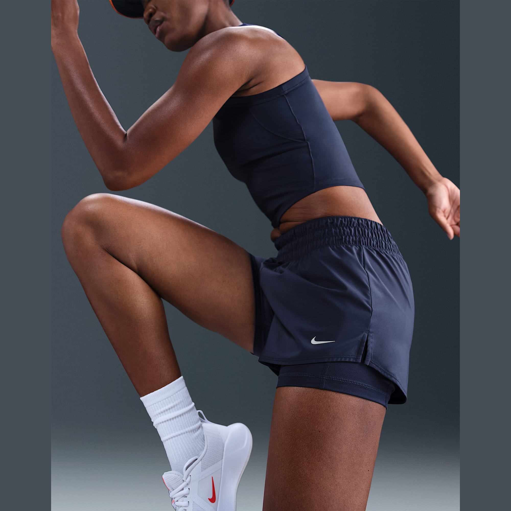 Nike - Dri-FIT Mid-Rise 3" 2-in-1 Shorts Dames