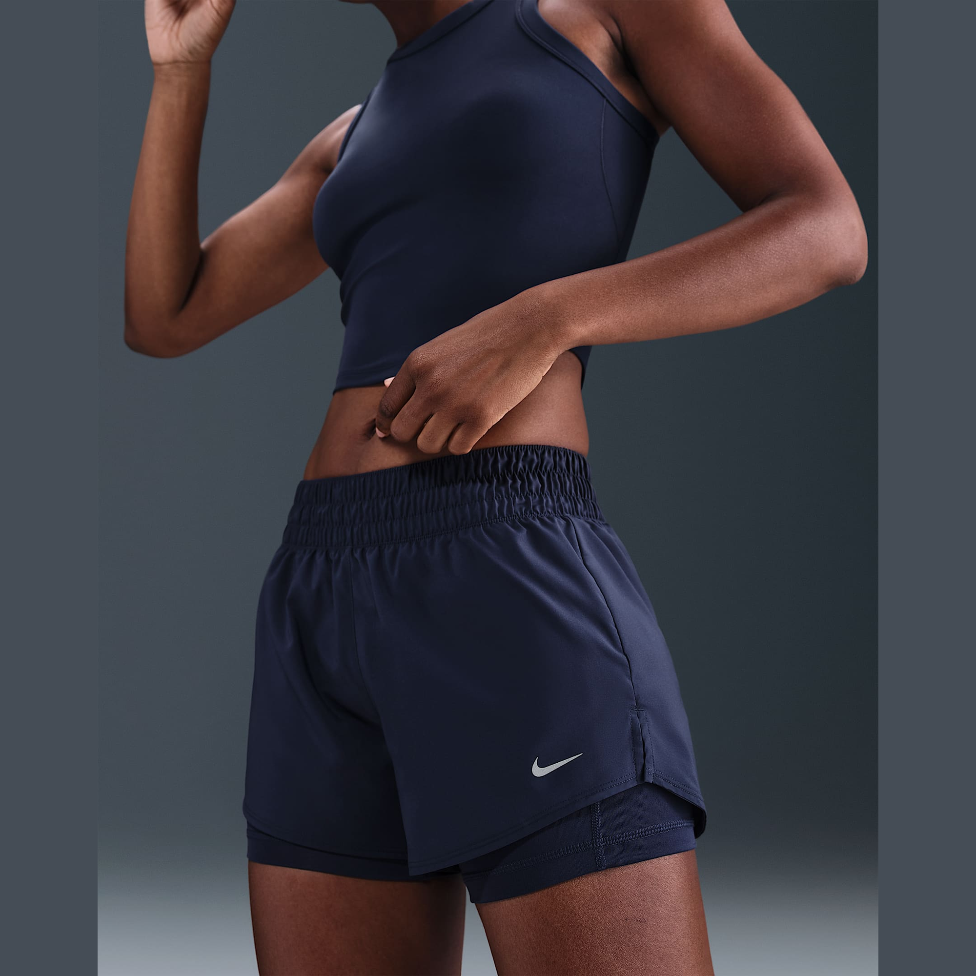 Nike - Dri-FIT Mid-Rise 3" 2-in-1 Shorts Dames