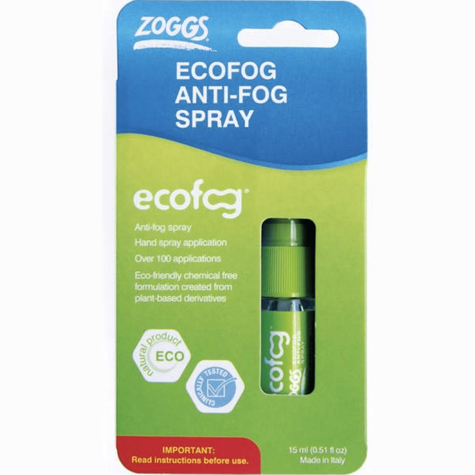 Zoggs - Ecofog Anti-Fog spray