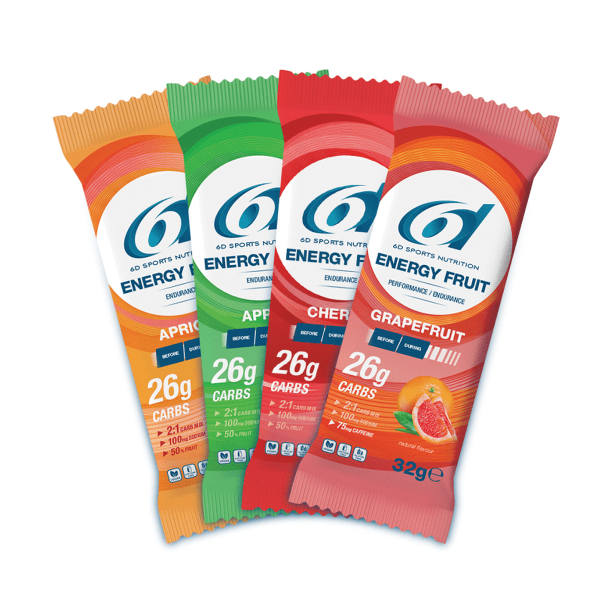 6D Nutrition - Energy Fruit 12x32g