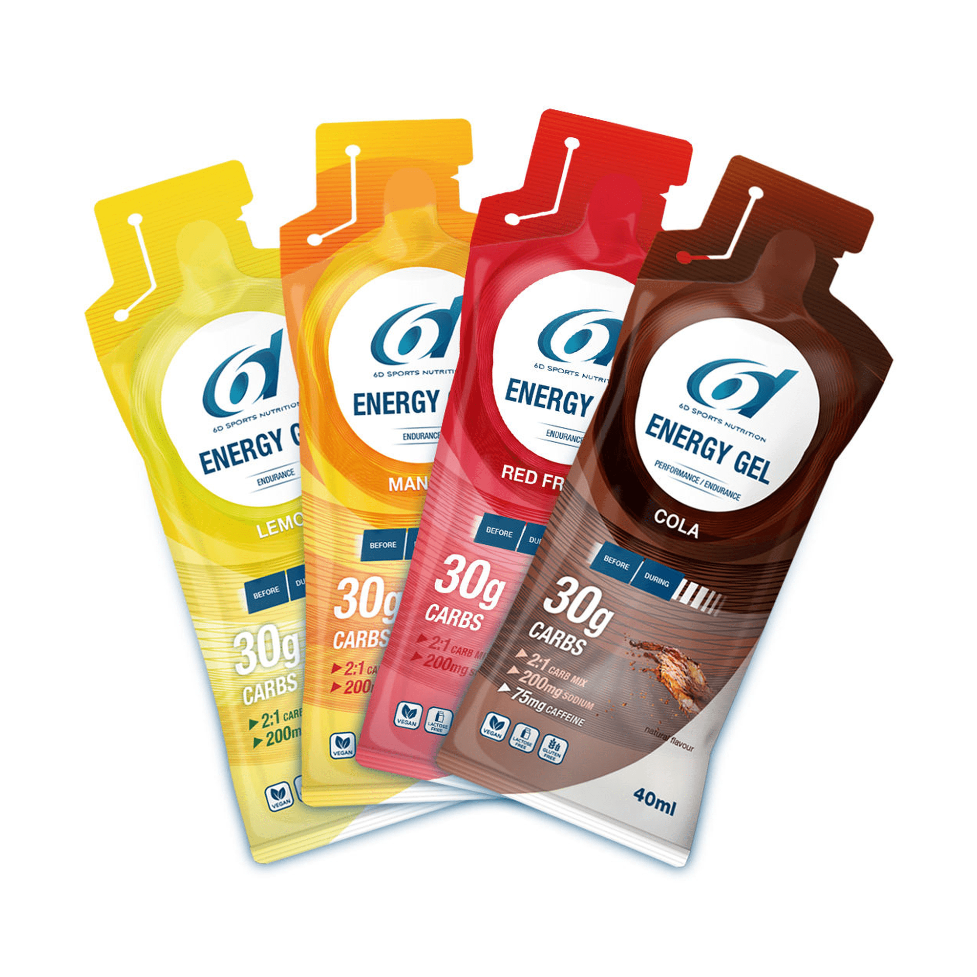 6D Nutrition - Energy Gel 6x40ml