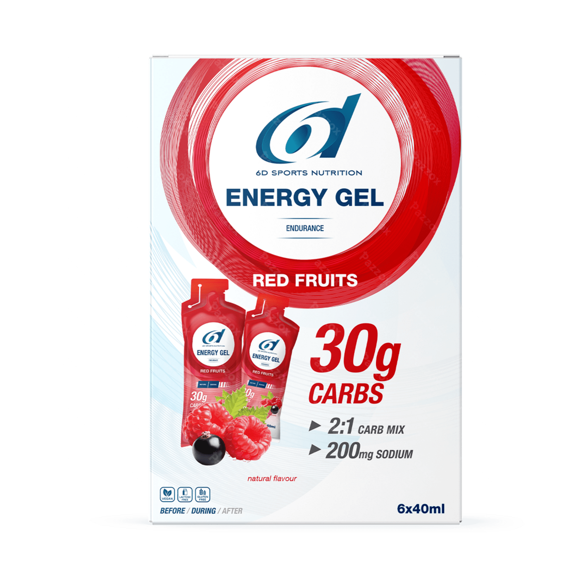 6D Nutrition - Energy Gel 6x40ml