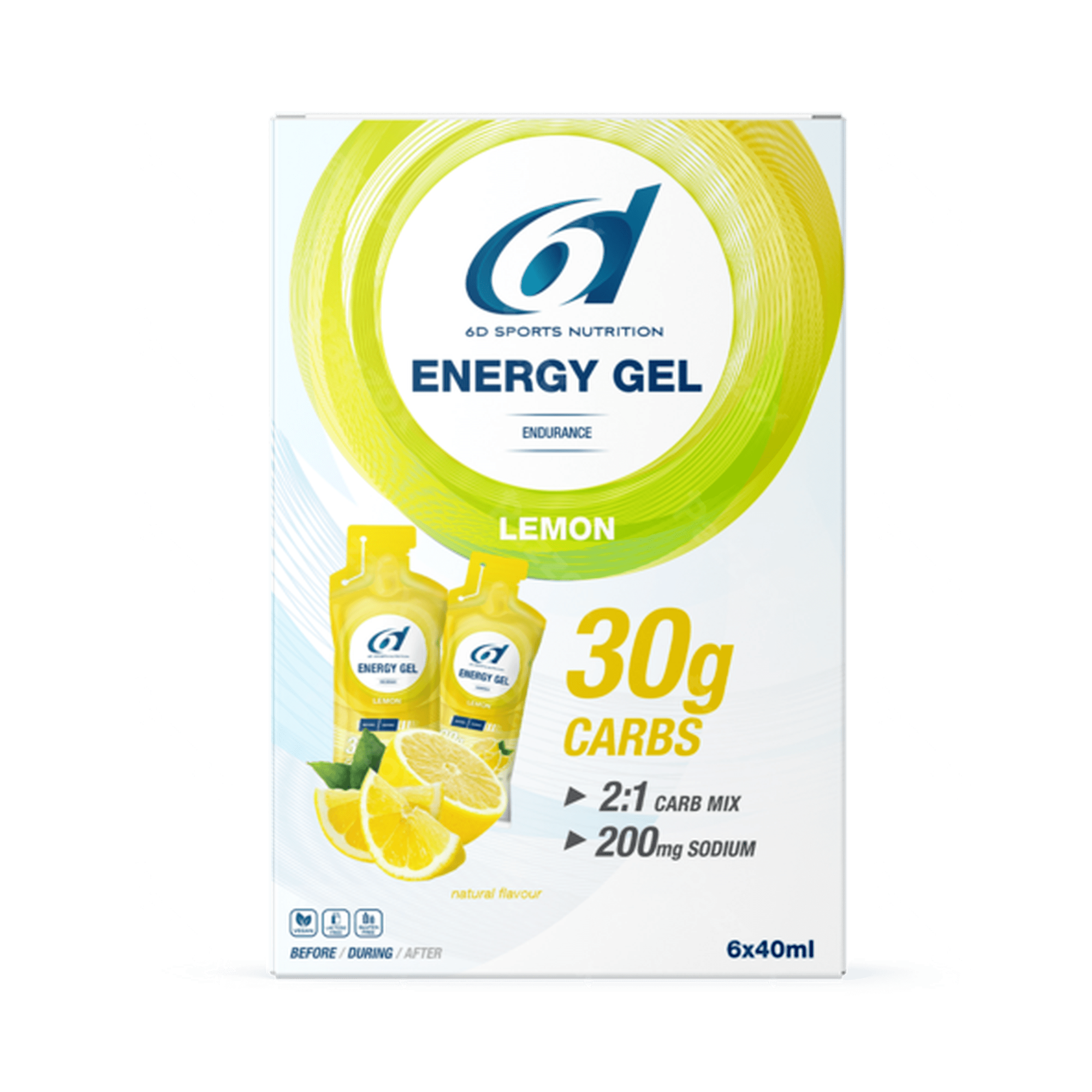 6D Nutrition - Energy Gel 6x40ml