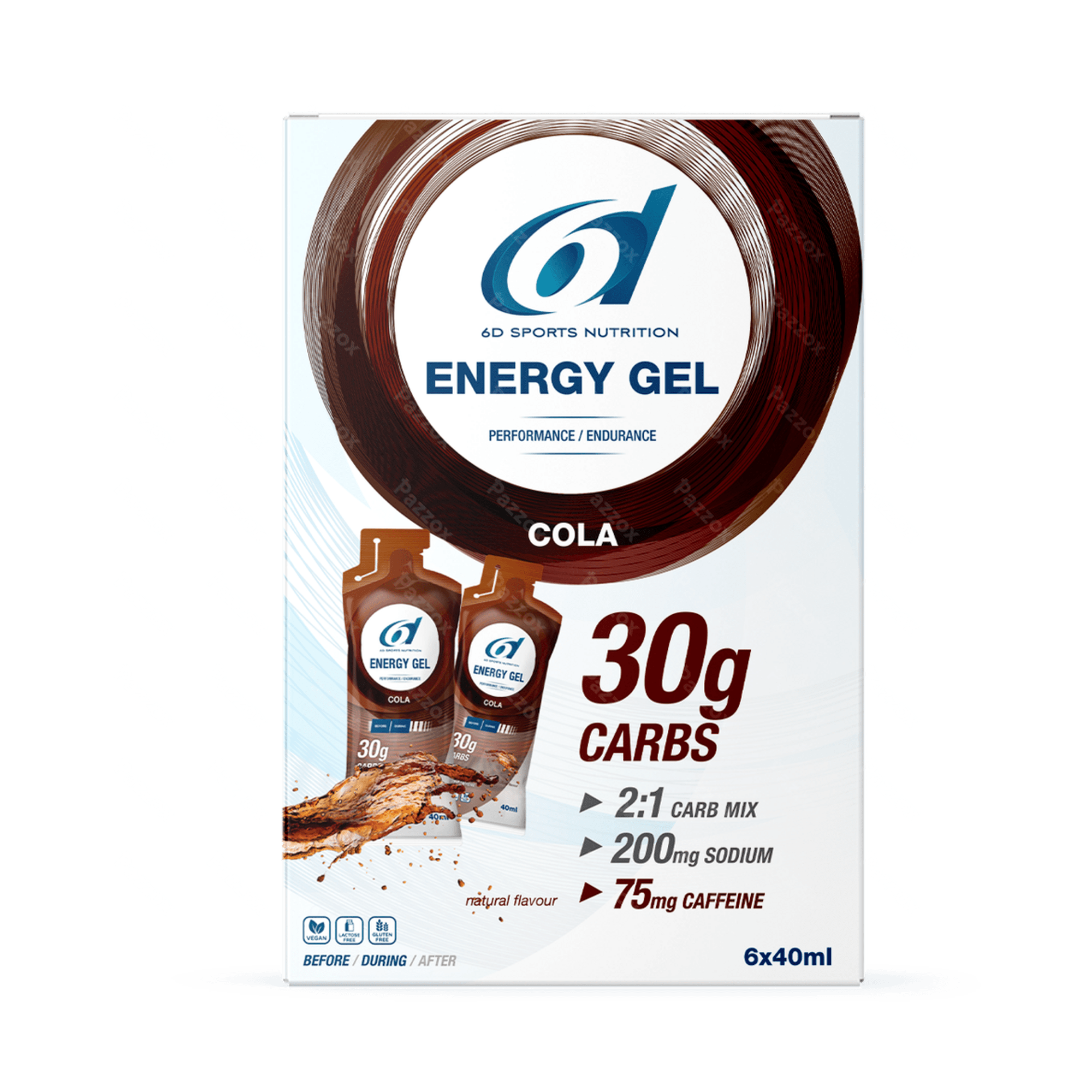 6D Nutrition - Energy Gel 6x40ml