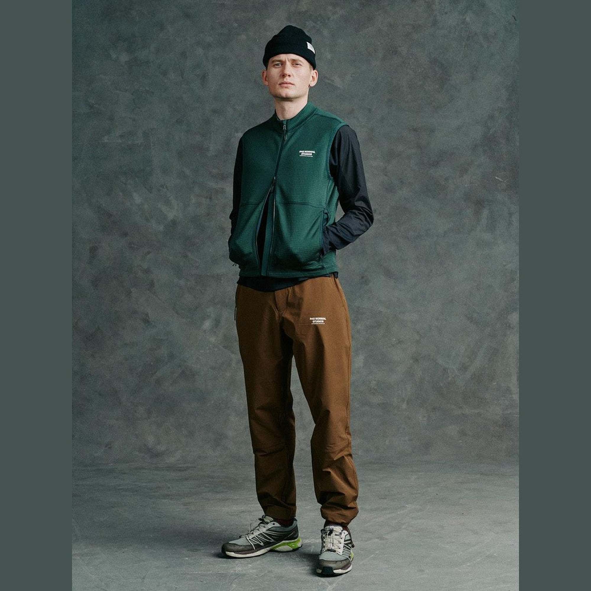 Pas Normal Studios - Escapism Performance Fleece Vest Men - Petroleum