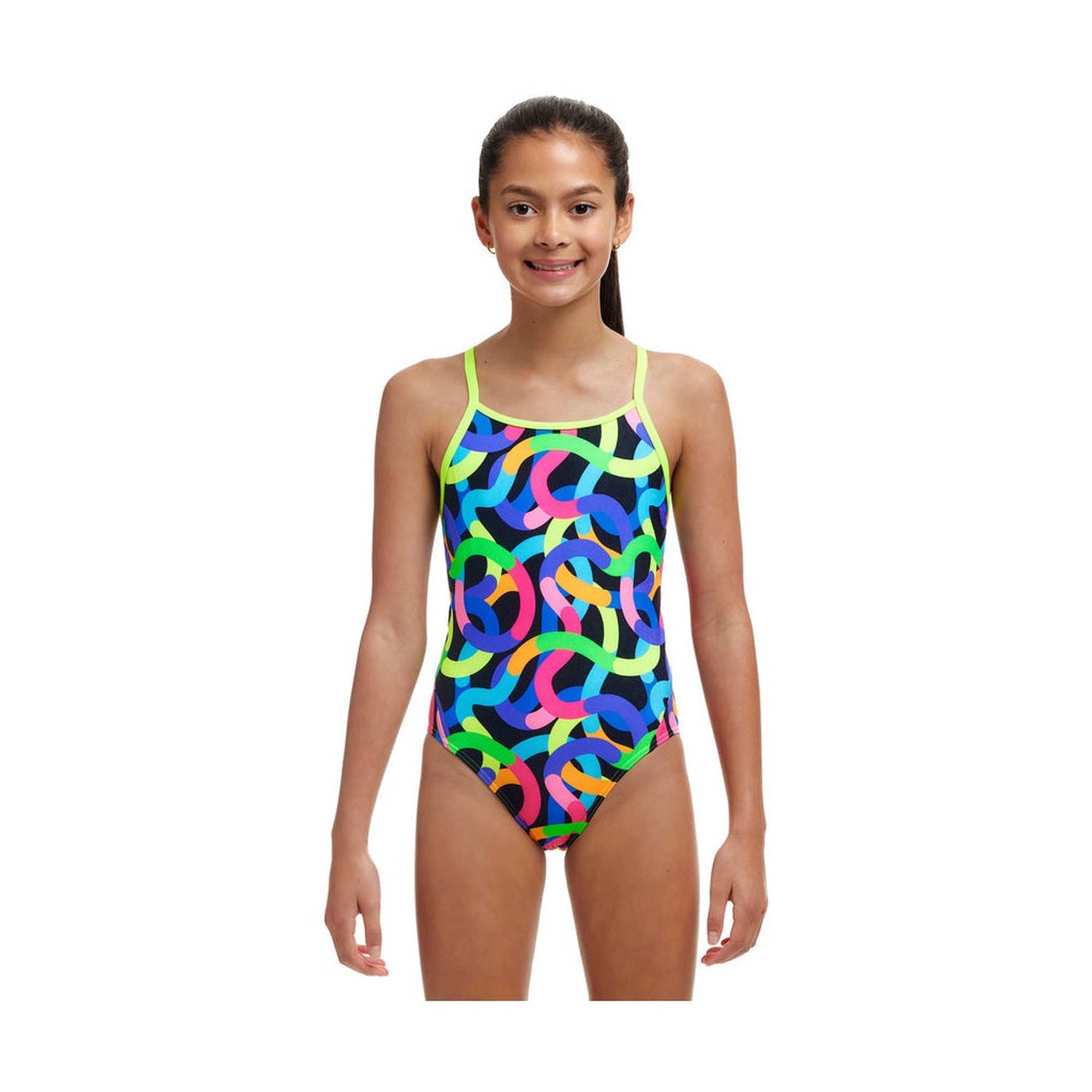 Funkita - Girls Diamond Back One Piece - Got Worms