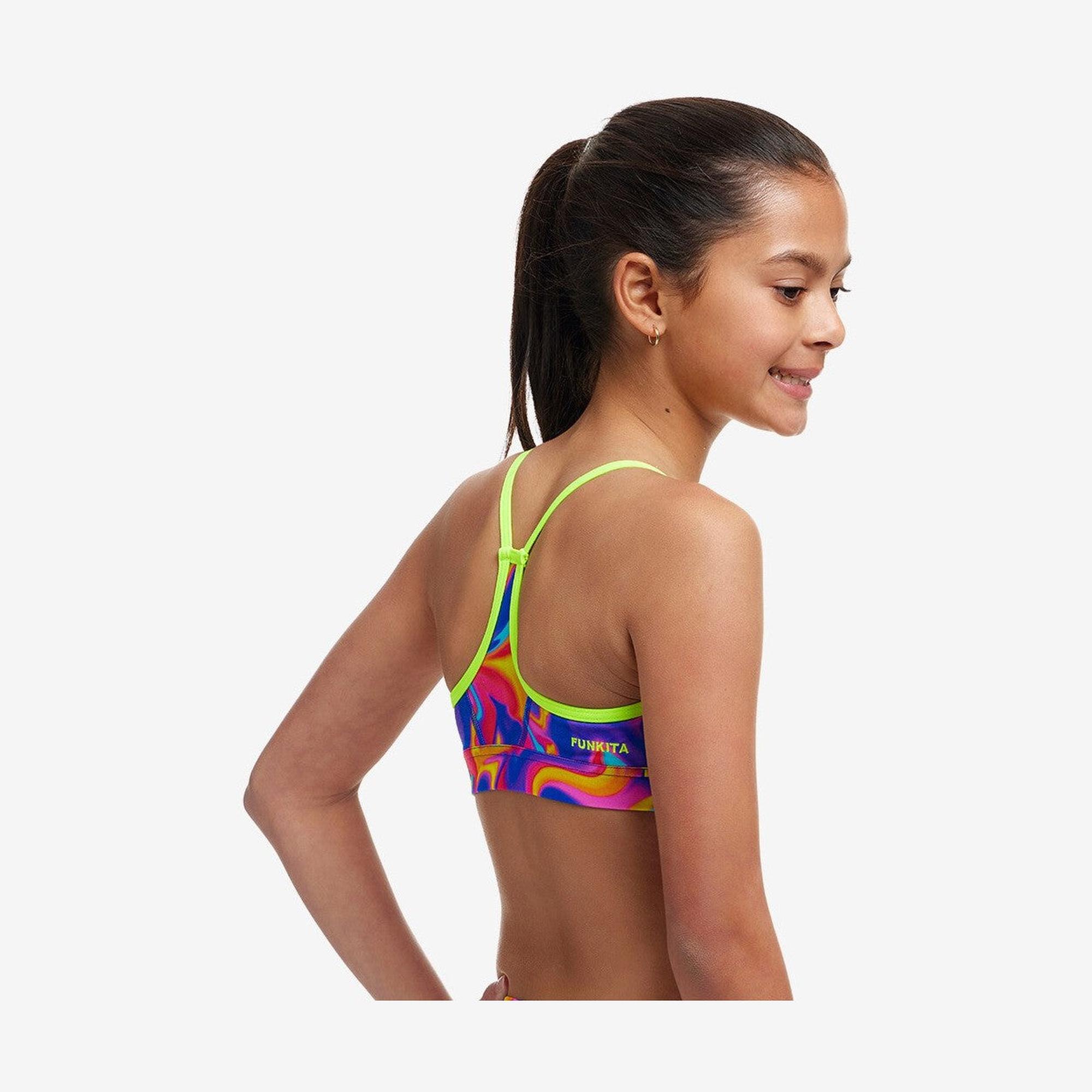 Funkita - Girls Swim Crop Top - Summer Swirl