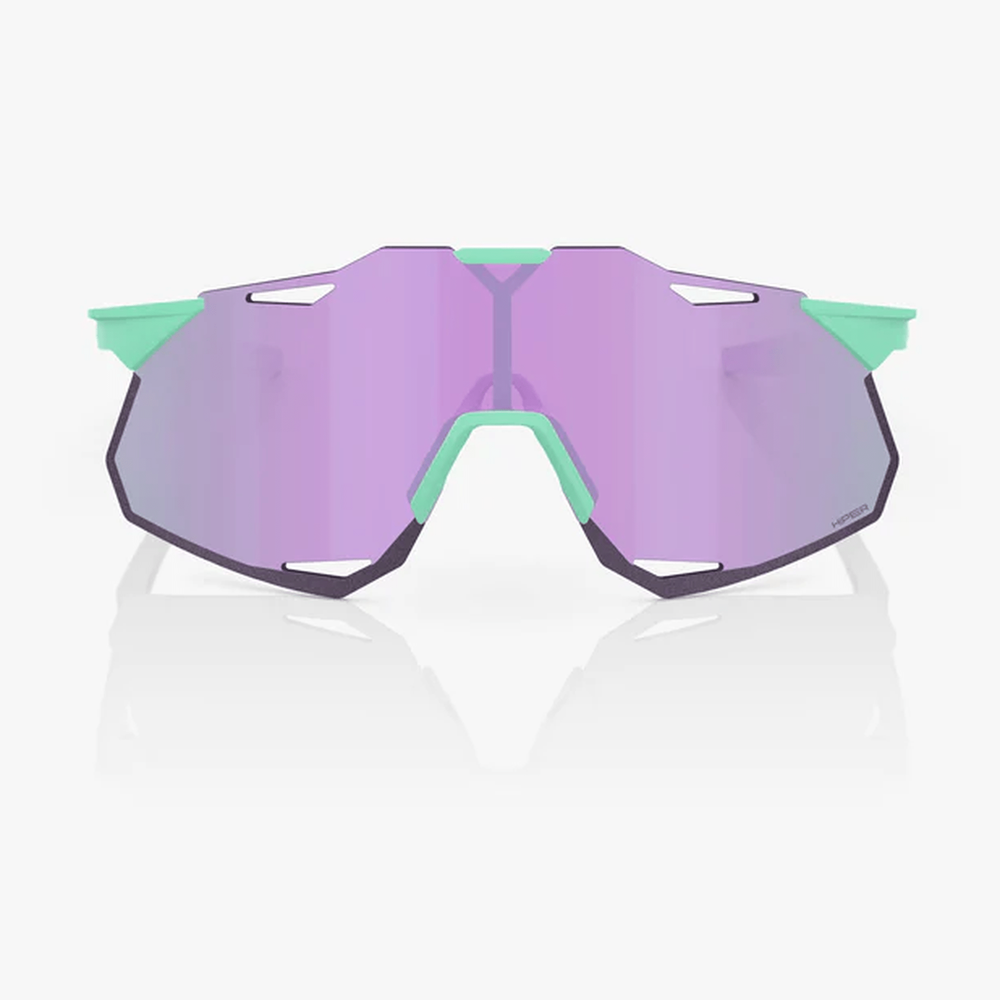 100% - HYPERCRAFT XS - Soft Tact Mint - HiPER Lavender Mirror Lens