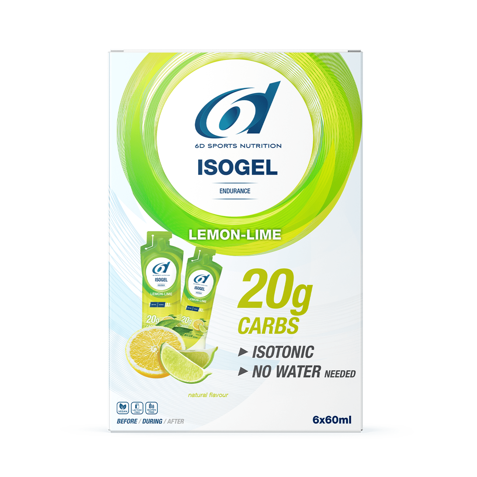 6D Nutrition - Isogel 6x60ml
