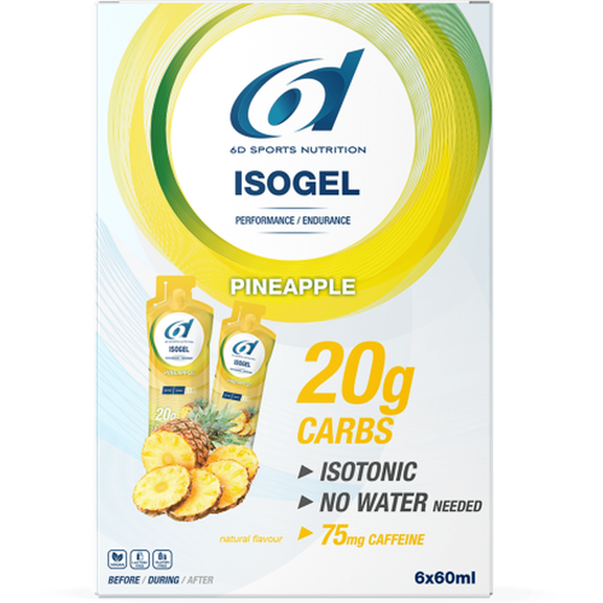 6D Nutrition - Isogel 6x60ml