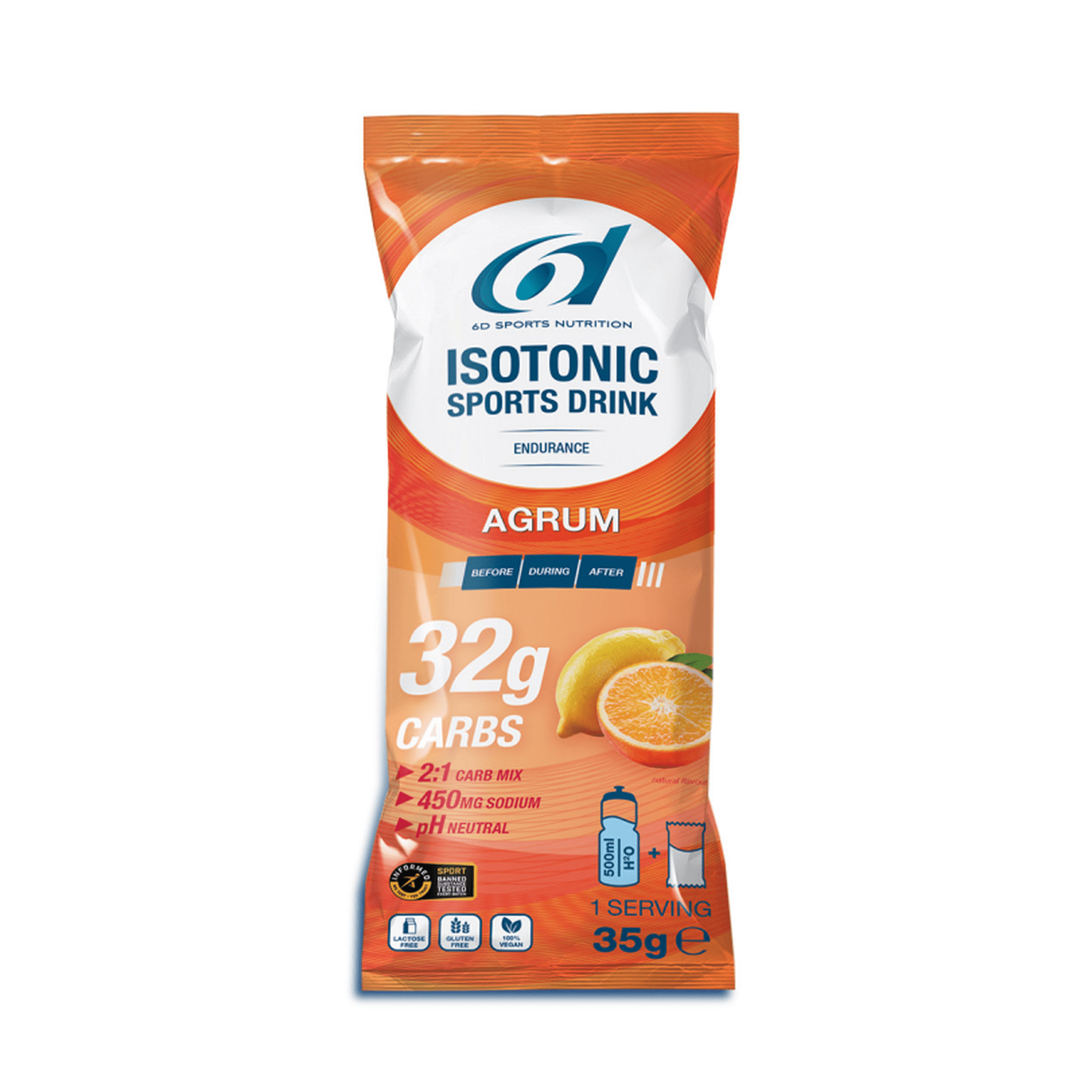 6D Nutrition - Isotonic Sports Drink Unidose